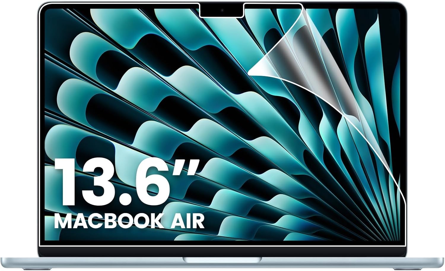 2-Pack Matte Anti-Glare Screen Protectors for Apple MacBook Air 13.6″ (2022-2026