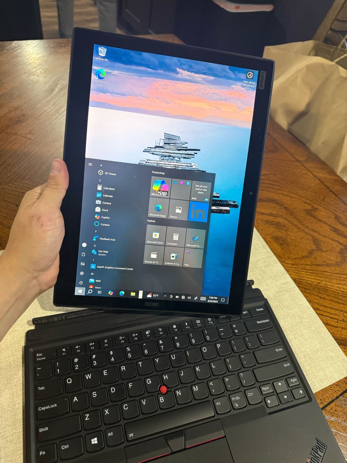 Lenovo ThinkPad X1 Tablet Gen 3 | 13″ Touchscreen | i7-8th Gen | 16 GB | 256 GB
