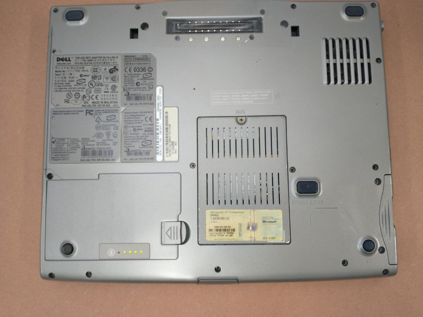 Debian12 Dell Latitude D520 – 15″ LCD/1.83GHz/4GB RAM/1TBGB HDD/SERIAL/Bluetooth