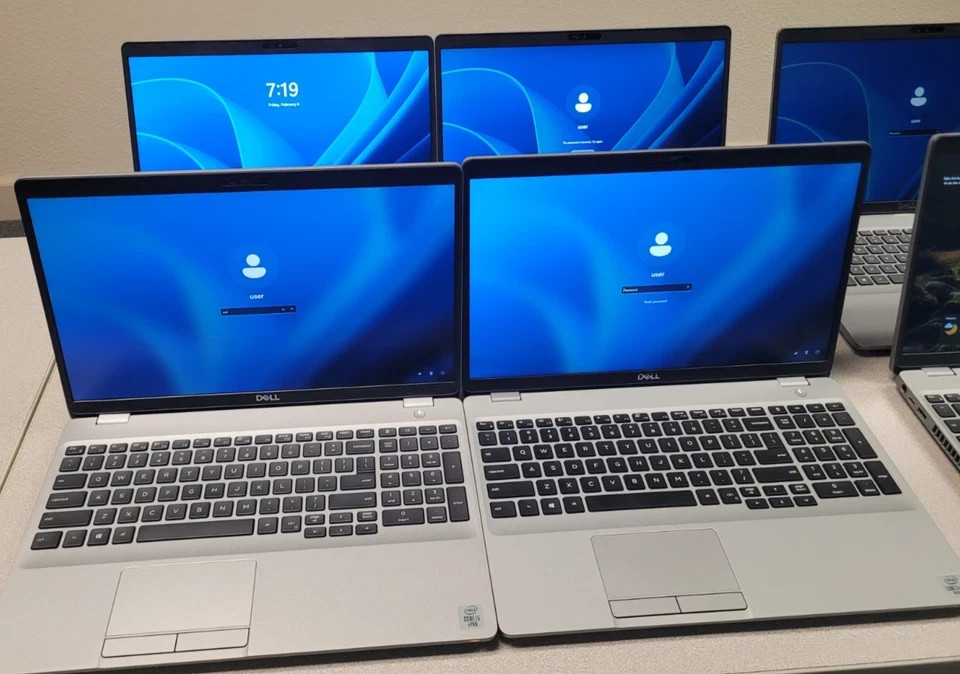 Dell Precision 3551 laptop lot (8 units)