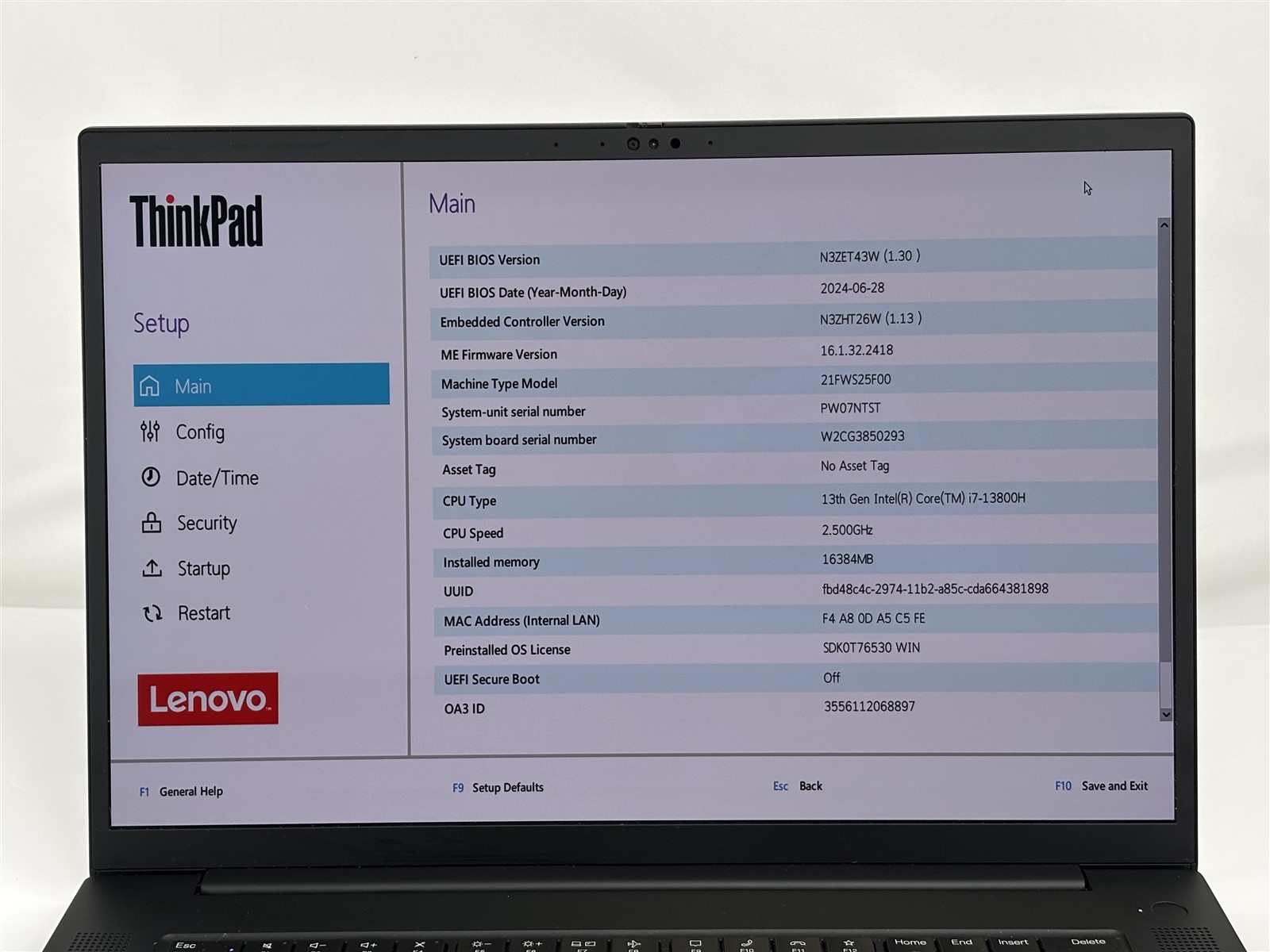 Lenovo ThinkPad P1 16″ Touchscreen Gen 6 i7-13800H 16GB 512 GB SSD FHD RTX A1000