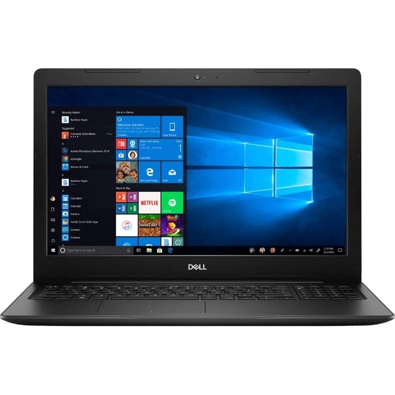 Dell Inspiron 3583 15.6″ 8GB 256GB SSD Core™ i5-8265U Win10H, Black