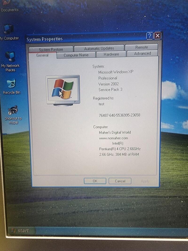 dell inspiron 5100 Pentium 4 384 mb 30 gb windows xp NM ok