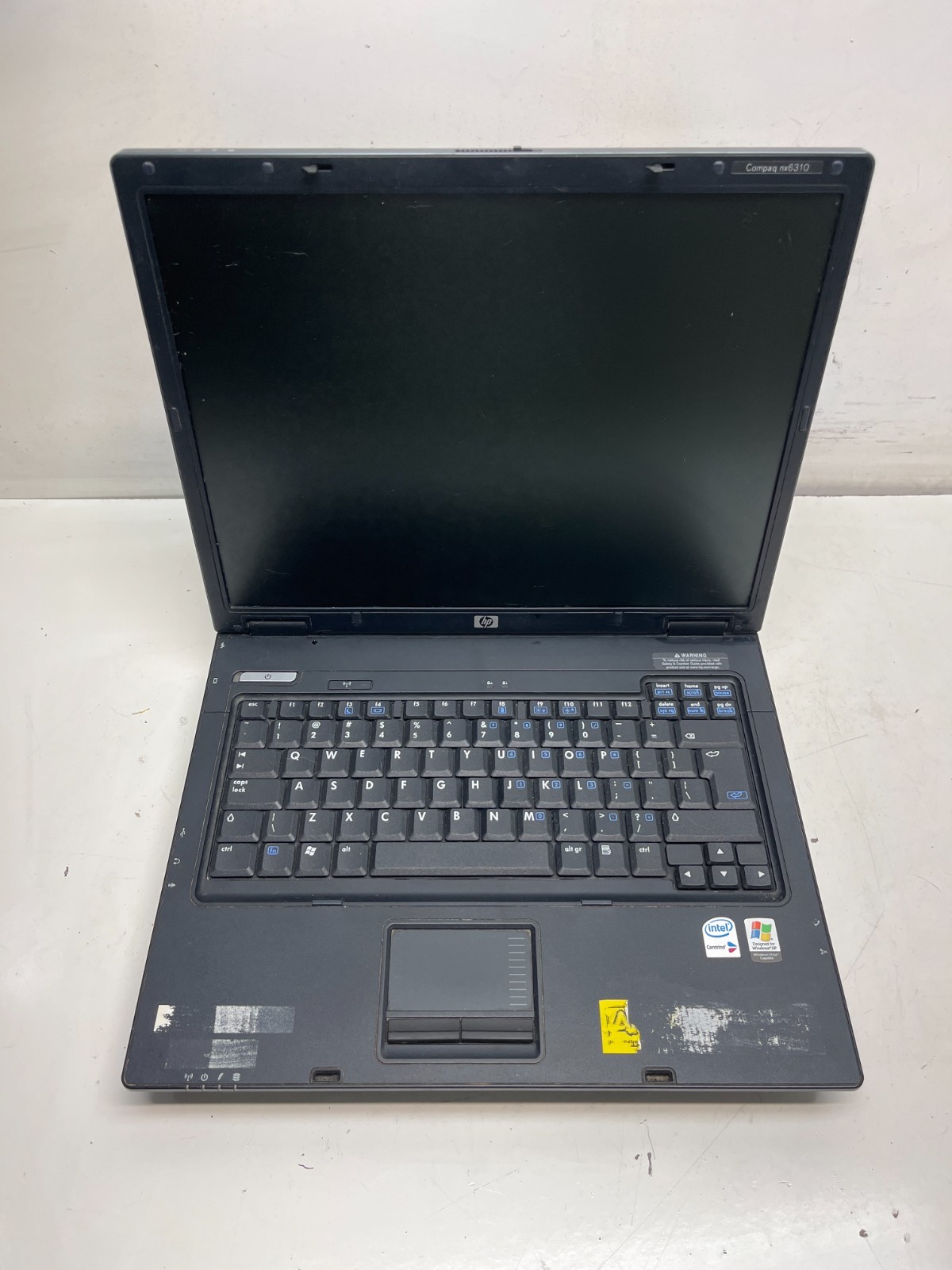 HP HSTNN-I05C Intel Centrino NO RAM NO HDD NO BAT – FOR PARTS