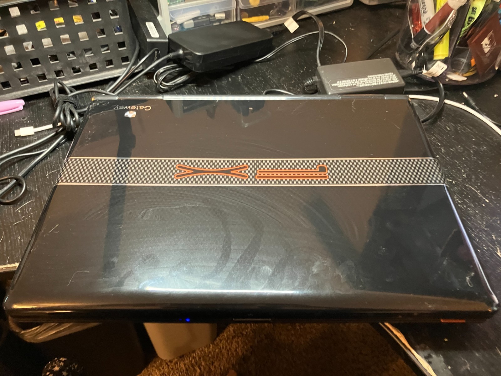 Gateway P-7805u 17″ Vintage Gaming Laptop C2D 2.26GHz 120GB SSD 8GB RAM NVIDIA 7