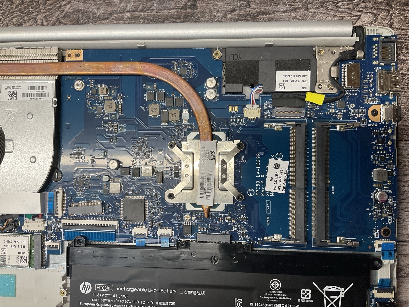 HP Laptop 15 / Intel Core i3 10th Gen / Parts Repair / C15