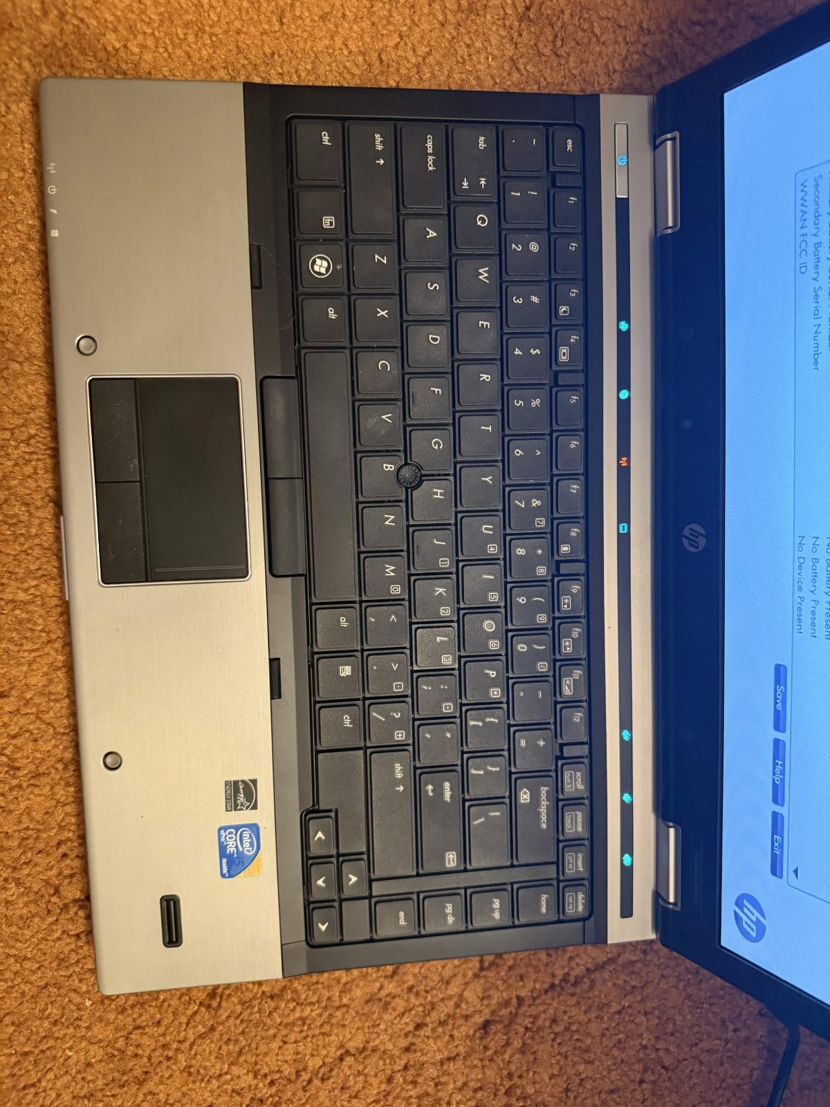 HP EliteBook 8440p i5 M 520 4GB 500GB HDD With Charger