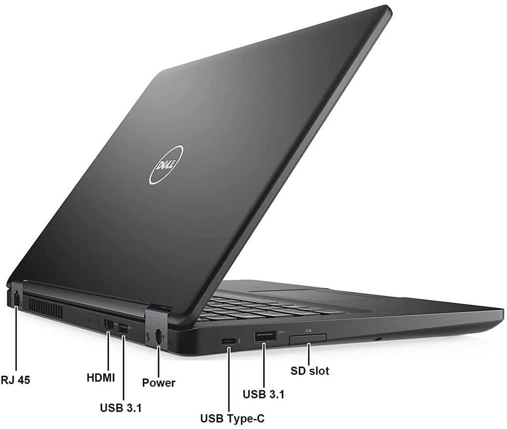 Dell Latitude 5480 14″ Laptop PC Intel i5-6300U 2.4GHz 8GB Ram 256GB SSD Win10P