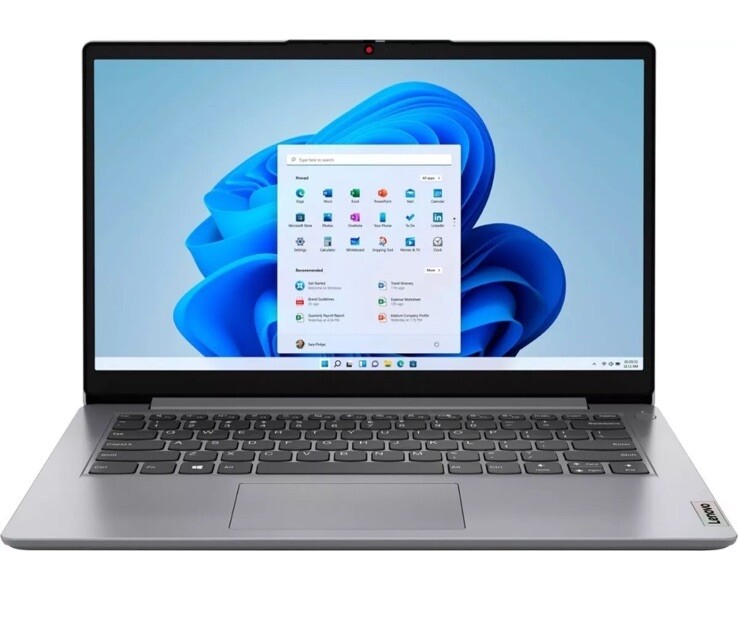 Lenovo Ideapad 1 14.0″ HD Laptop Intel N4020 4GB RAM 64GB eMMC Intel 600gfx Grey