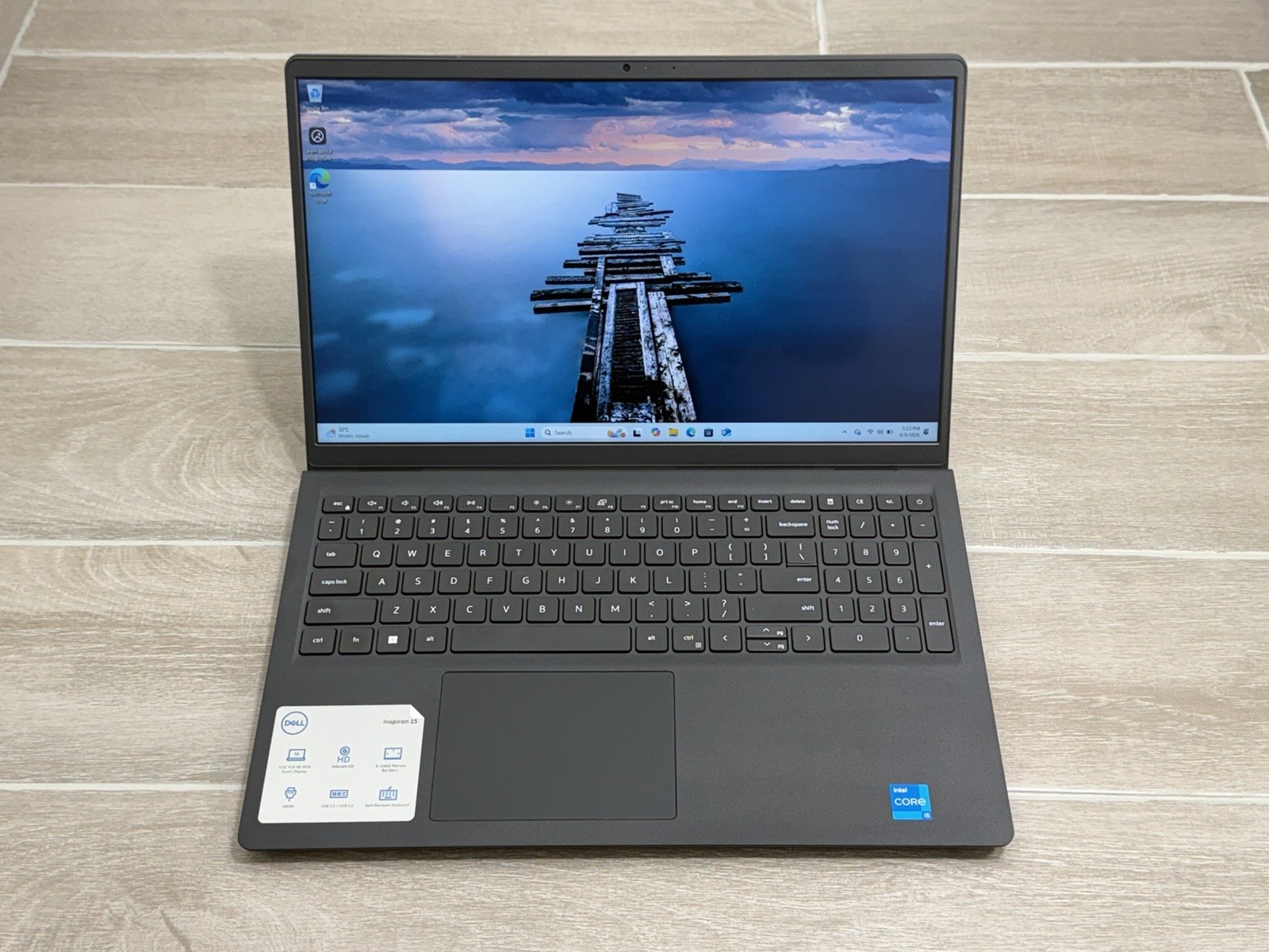 Dell Inspiron 15 3520 15.6″ Touch Laptop Core i5-1235U 8GB RAM 512GB NVMe Win-11