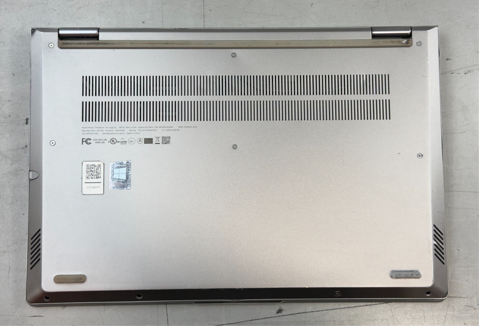 (Lot of 2) Lenovo Thinkbook 14s Yoga itl i5-1135G7 / 12GB RAM / NO SSD -RL6080