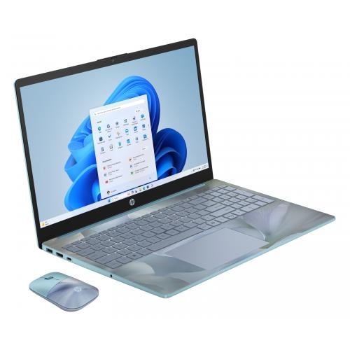 HP 15.6″ HD Laptop Intel N100 4GB RAM 128GB UFS Spring Iridescence Bundle