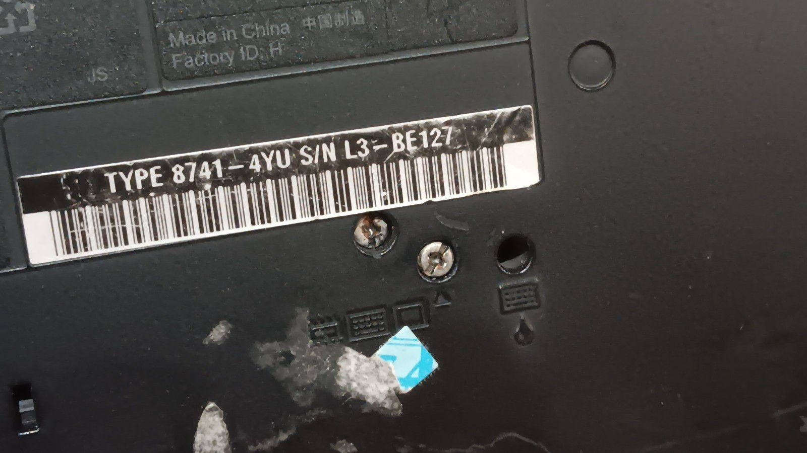 Lenovo Thinkpad T60 Laptop intel Core 2 Duo 2.16 GHz 15.4″ LCD Screen Type 8741