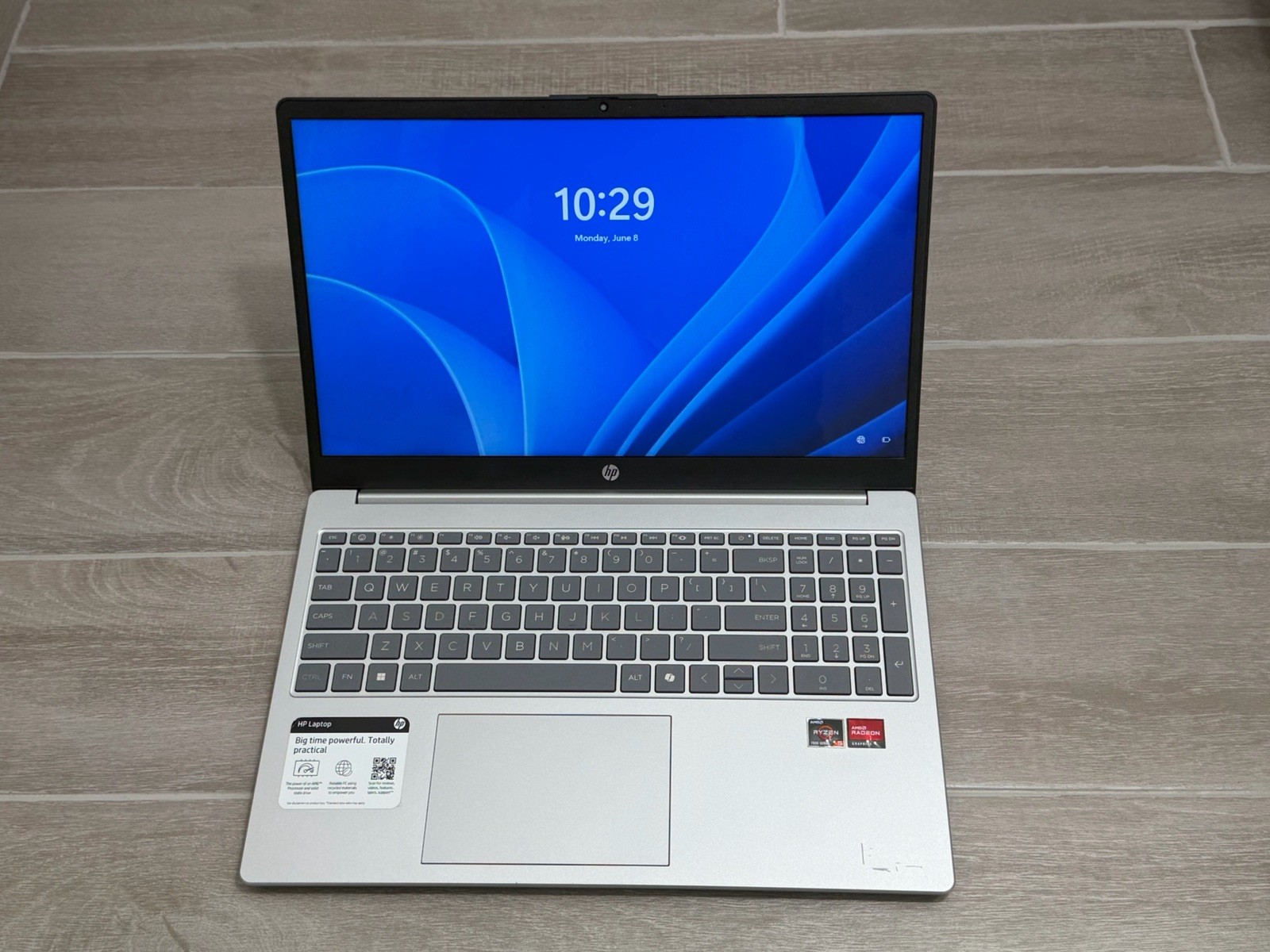 HP Laptop 15-FC0245DX 15.6″ Touch Laptop Ryzen 5 7520U 16GB RAM 256GB NVMe SSD