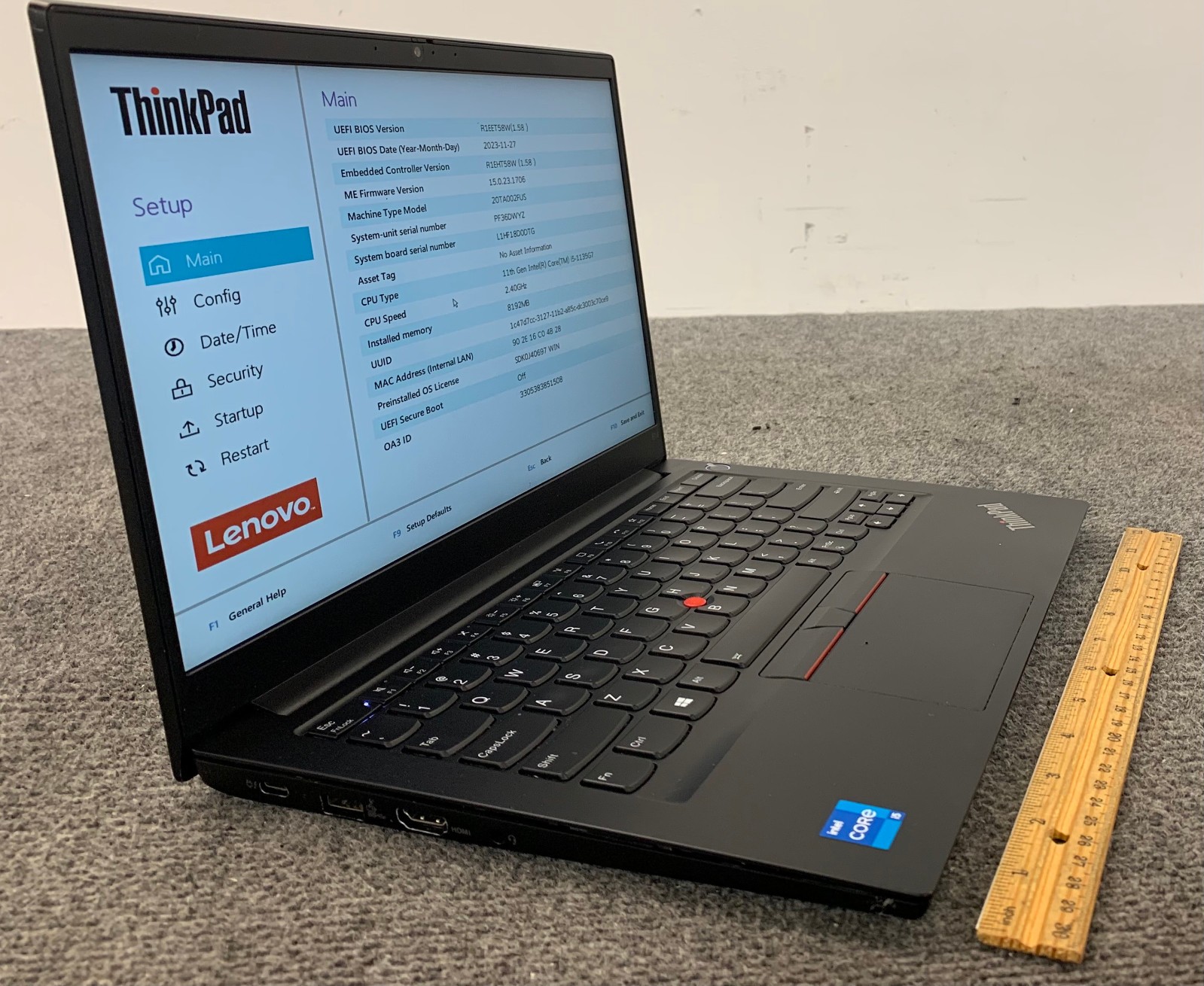 Lenovo ThinkPad E14 Gen 2 14″ Laptop i5-1135G7, No RAM/Storage, Remote Managed