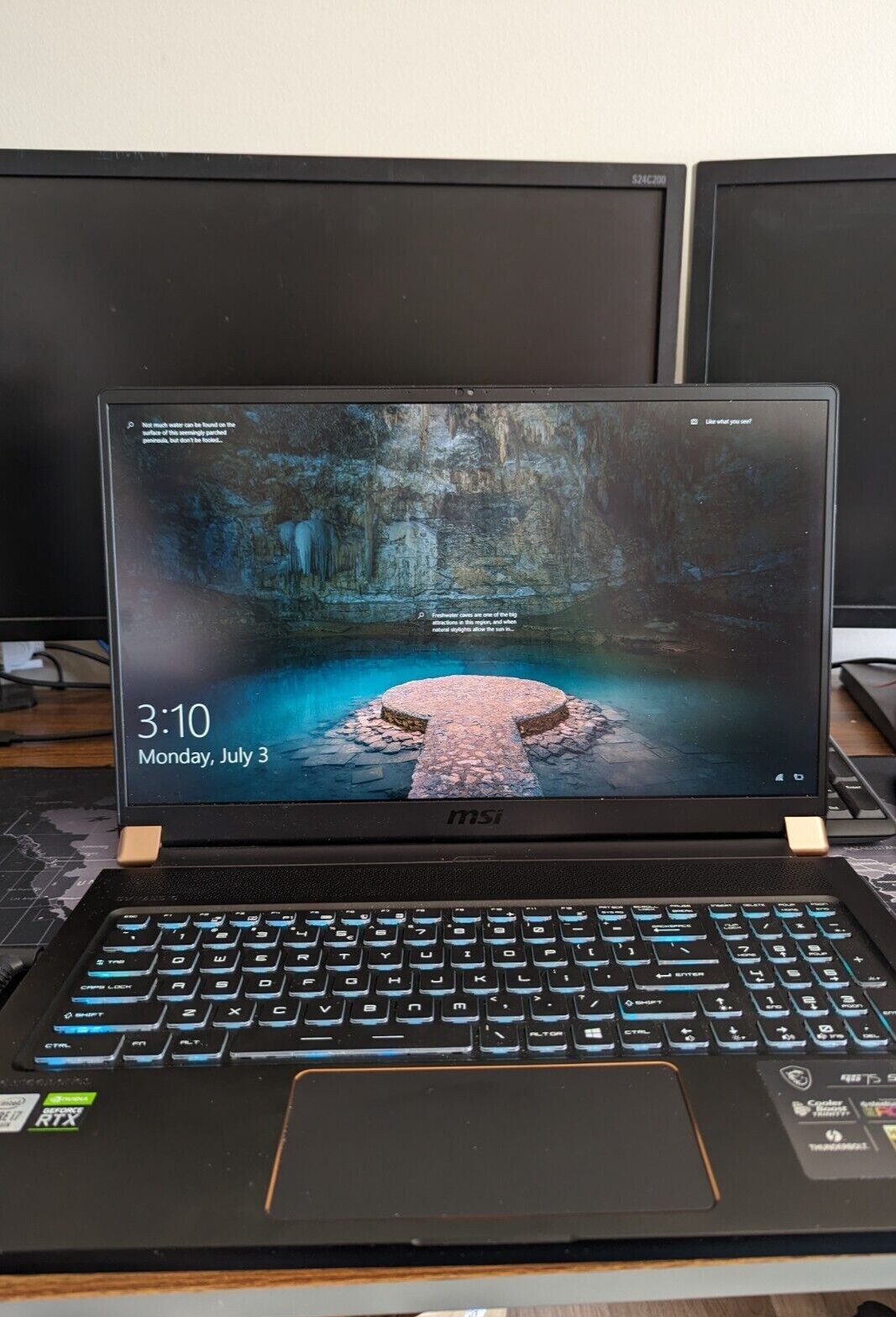 MSI GS75 Stealth 17.3″ FHD 300Hz i7-10875HK 32GB 512GB SSD 2080 Super W10P RTX