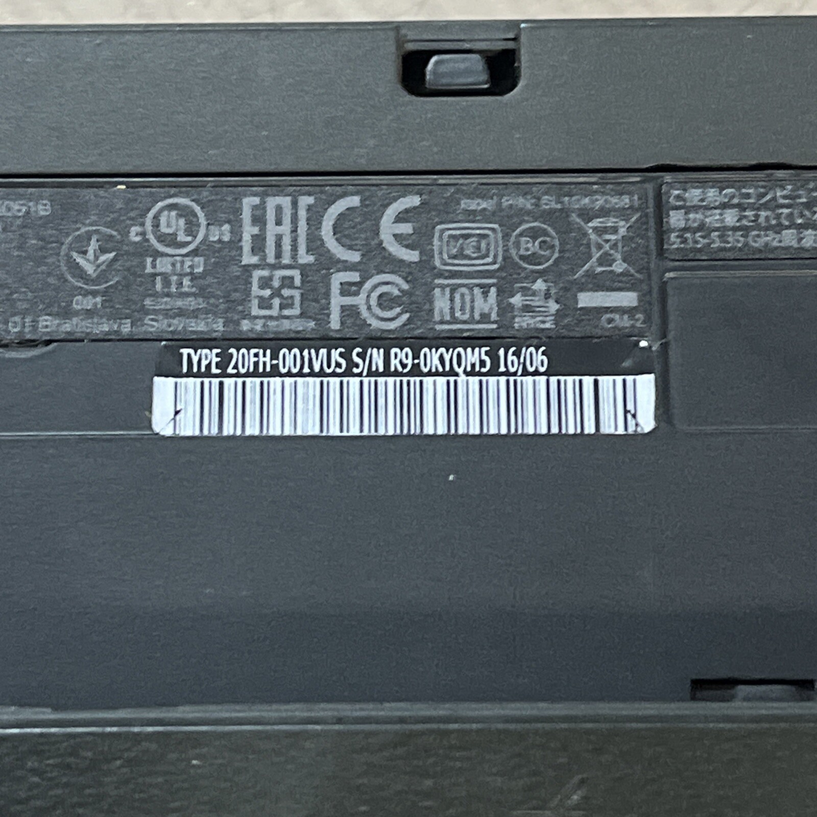 LENOVO THINKPAD T560 INTEL CORE I5-6300U 2.40GHZ 4GB RAM NO HD