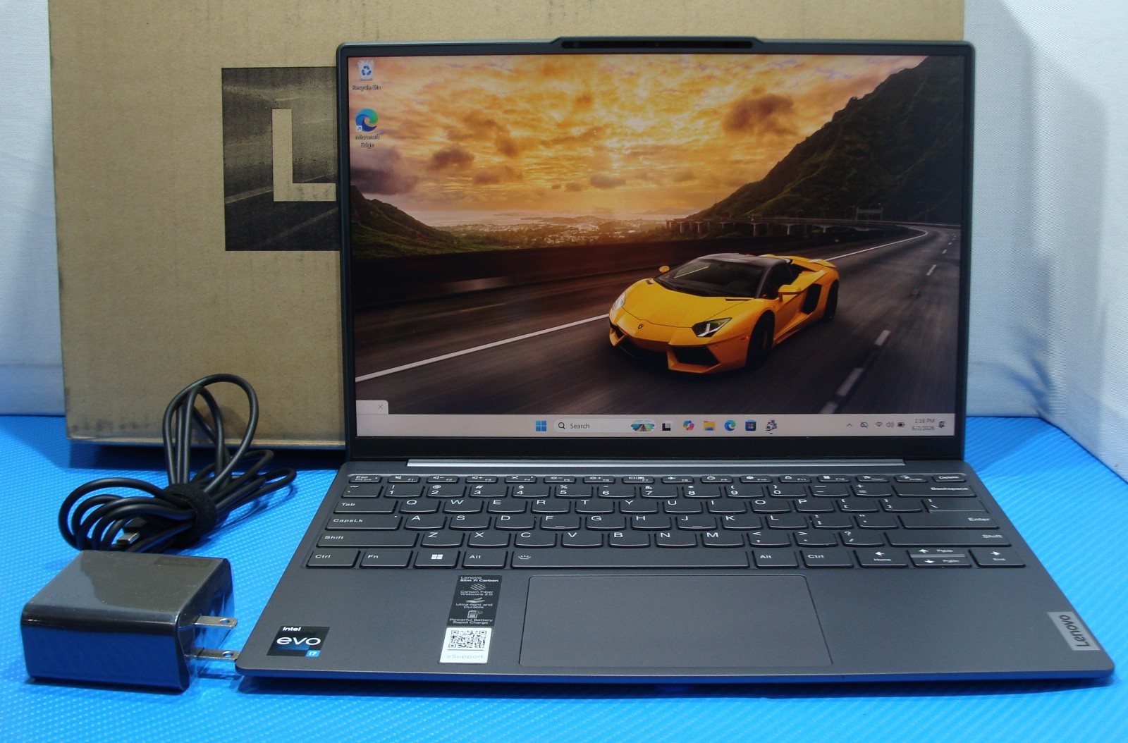 Lenovo Slim 7 Carbon 13IAP7 13.3″ WQXGA TOUCH i7-1260P 2.1GHz 16GB 1TB W11H +PA