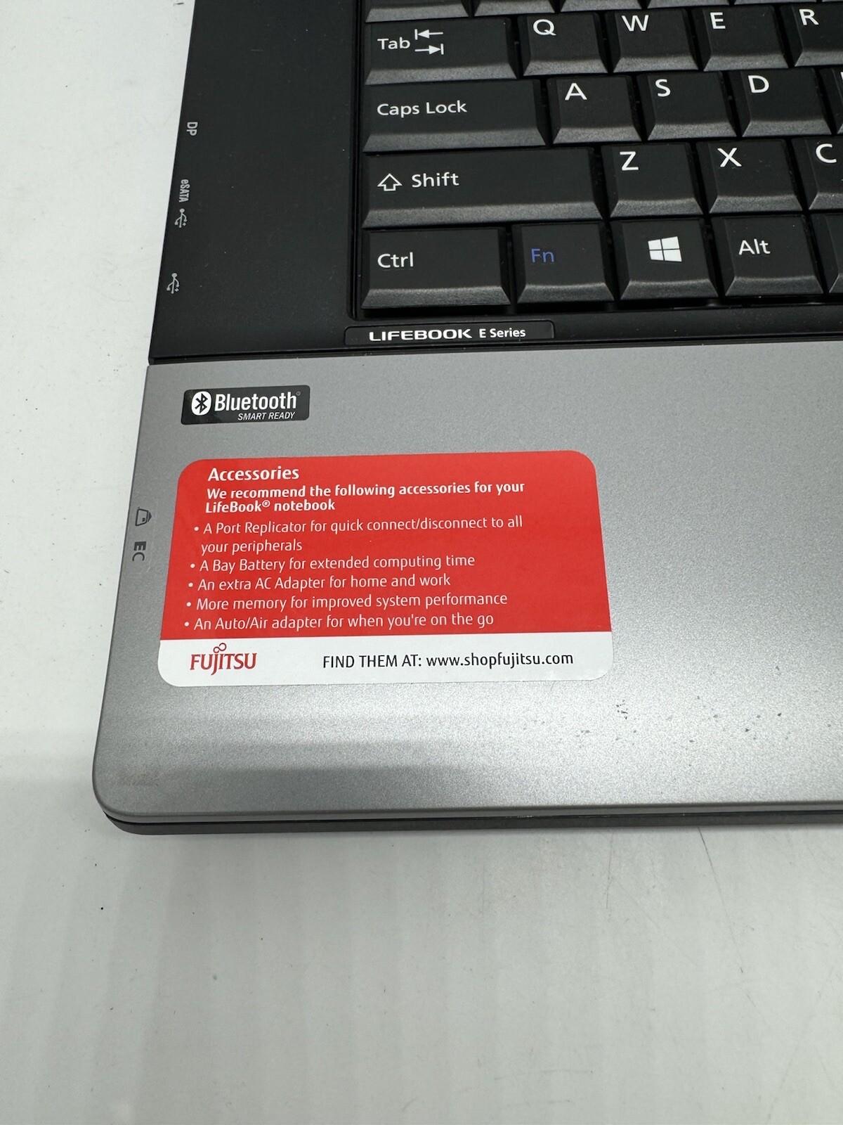 Fujitsu Lifebook E752 4GB W/ Bluetooth, DVD Writer, Tested, No Operating System