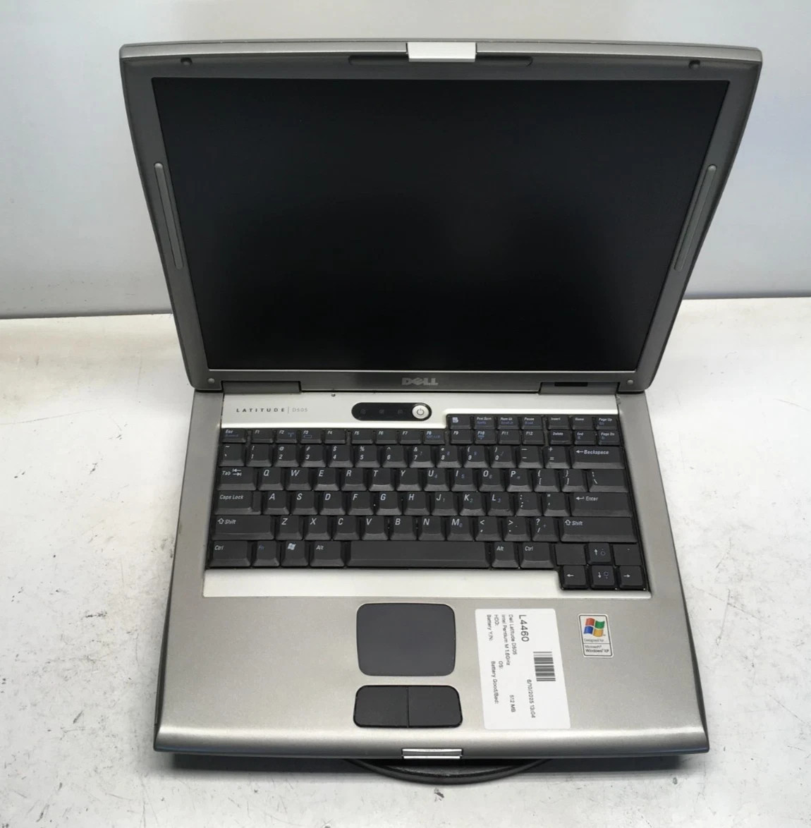 Dell Latitude D505 Intel Pentium M 1.6GHz 512 MB NO HDD, NO OS, NO CHARGER