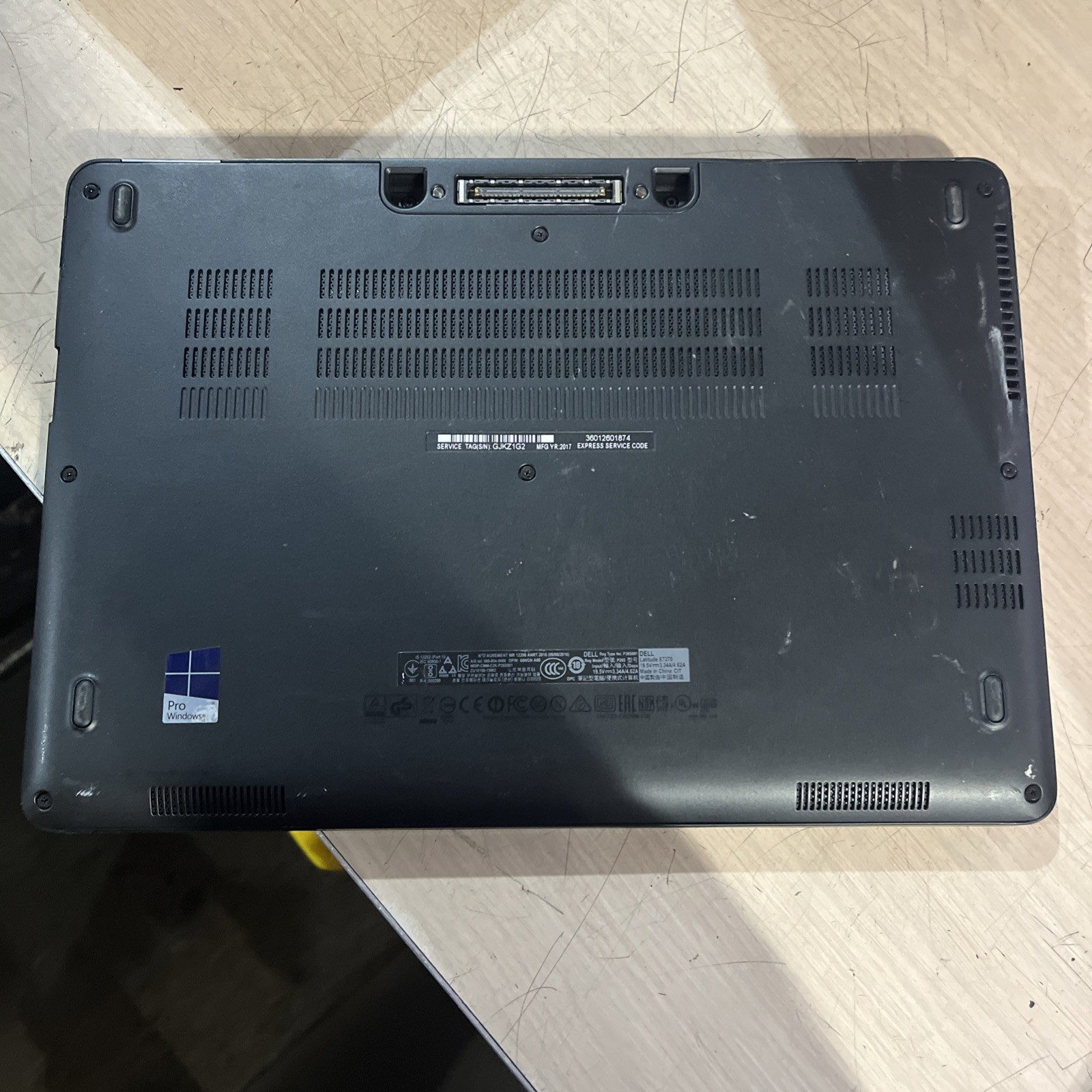 DELL LATITUDE E7270 INTEL CORE I5-6300U 4GB RAM NO HD