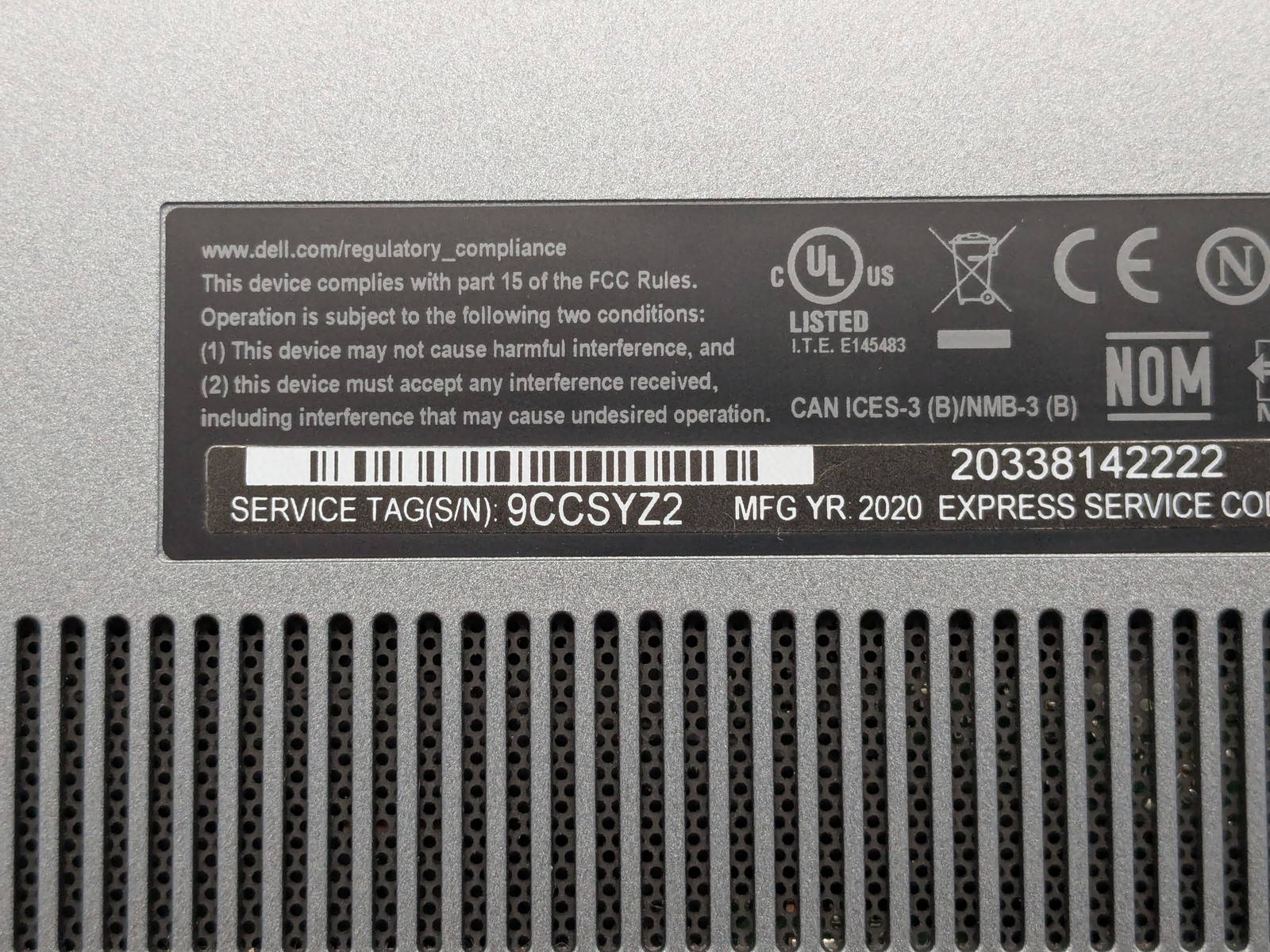 Dell Inspiron 5481 2-in-1 14″ HD I3-8145U Webcam Motherboard Palmrest *READ*