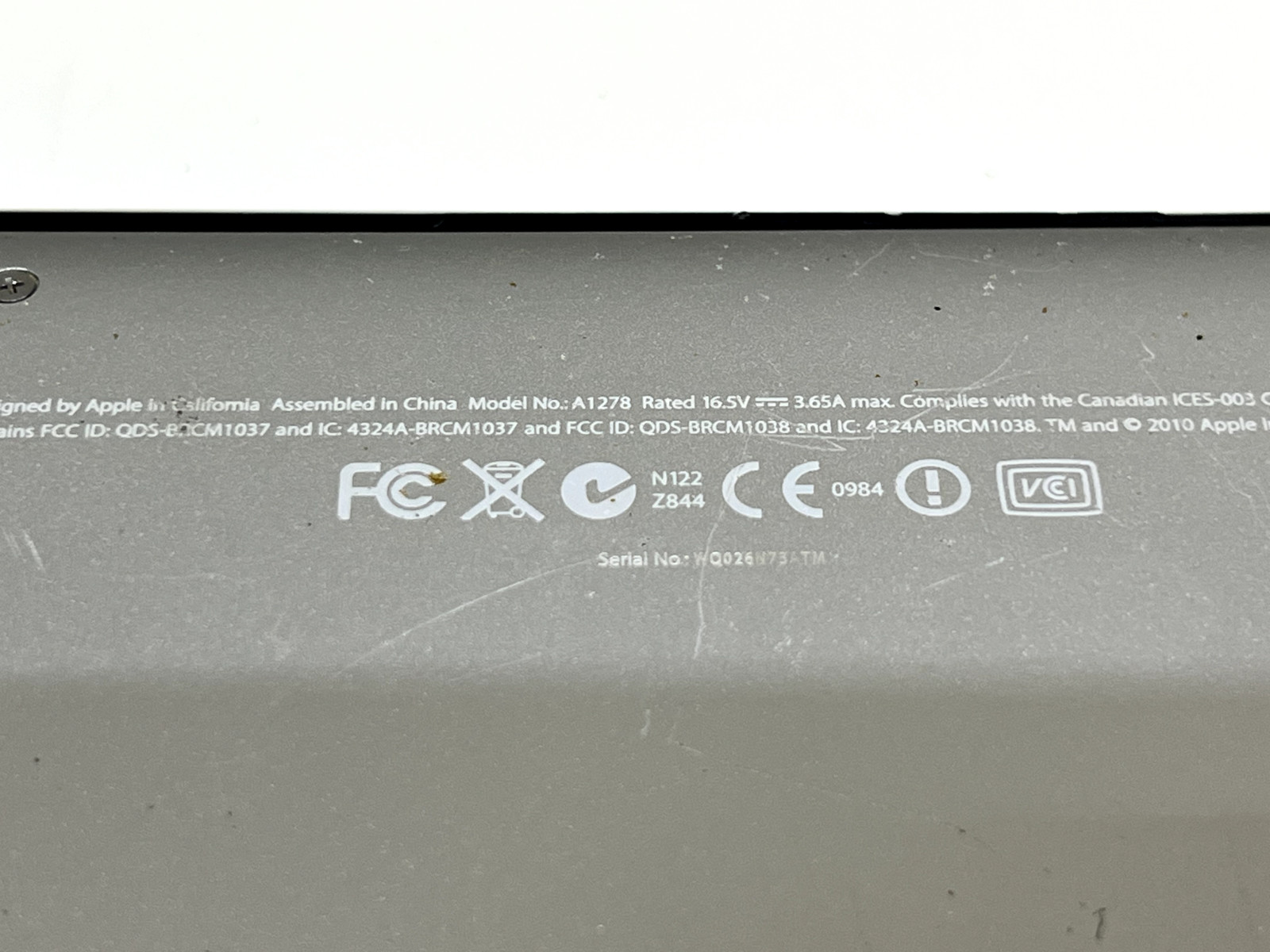 MacBook Pro A1278 250 GB — Needs OS / May have iCloud — AS-IS