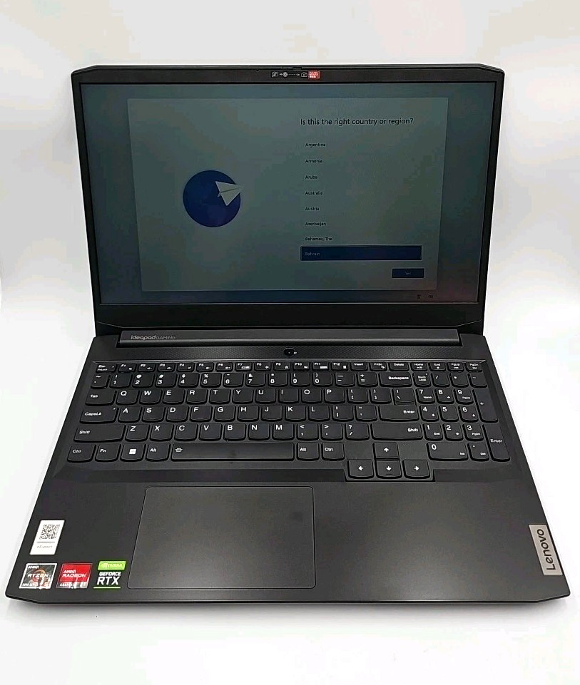 Lenovo Ideapad Gaming 3 (15ACH6) Ryzen 5 5600H 8GB, 256GB SSD, RTX 3050 Ti