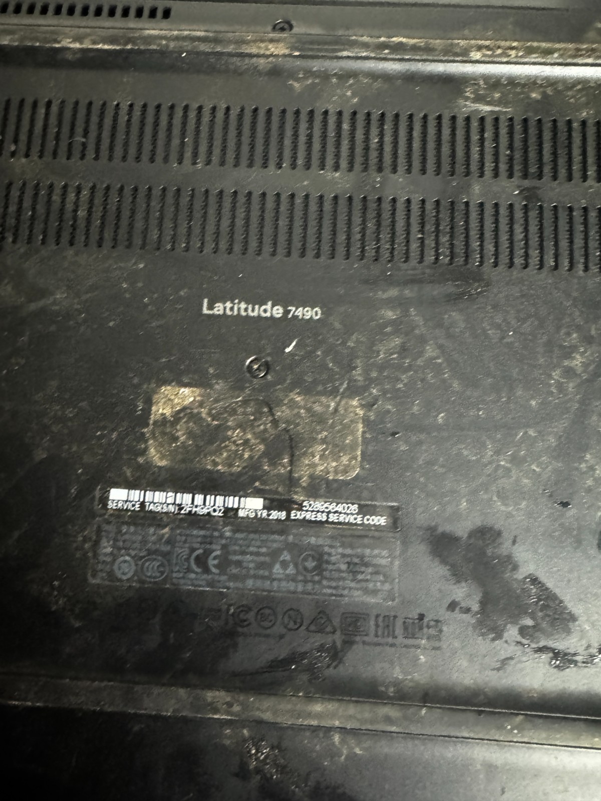 Dell Latitude 7490 Intel Core i5 7th Gen Laptop for Repair #5916