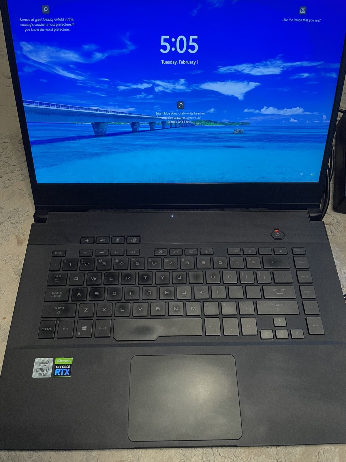 ASUS Rog Zephyrus M15 15.6″ 4k Ultra HD Gaming Laptop (i7-10750H, RTX 2060, 1TB)
