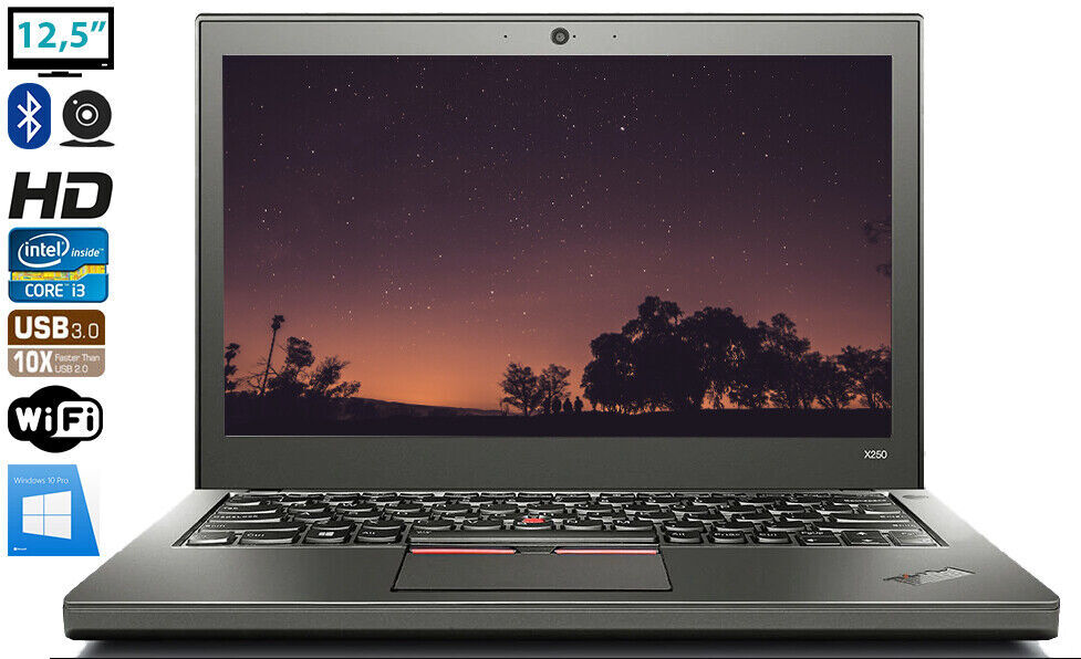 Laptop Lenovo ThinkPad x240 i3-4030u 1.9GHz 12.5″ HD Kam Windows 10