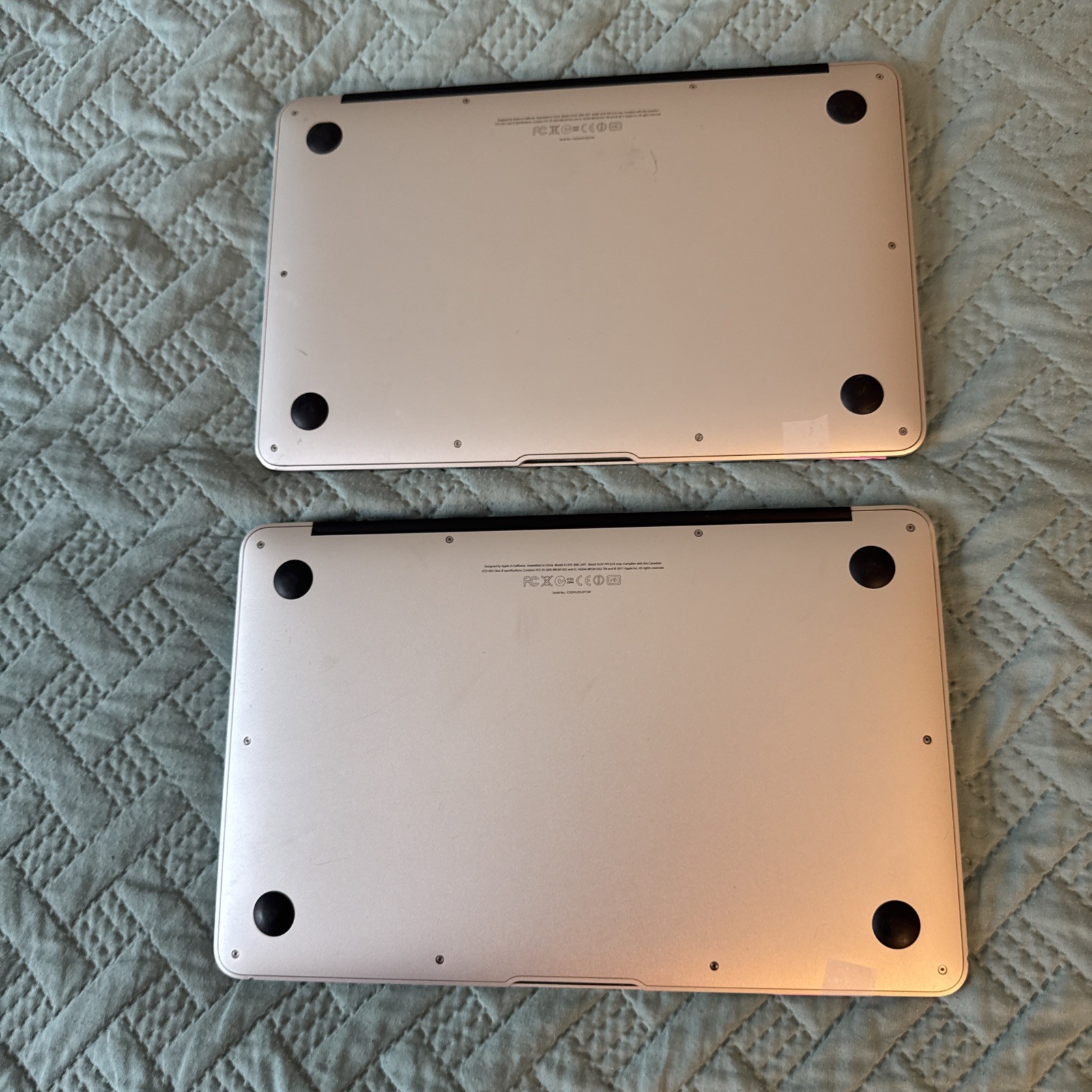 Lot of (8) Apple MacBooks: 2- PRO’s 1425, 2-AIR, A1466, 2-AIR, A1465/2-AIR,A1370