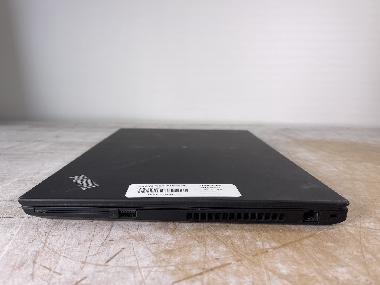 LENOVO THINKPAD T590 i7-8565U @ 1.80GHz, 16GB RAM, NO HDD/OS – (FOR PARTS)