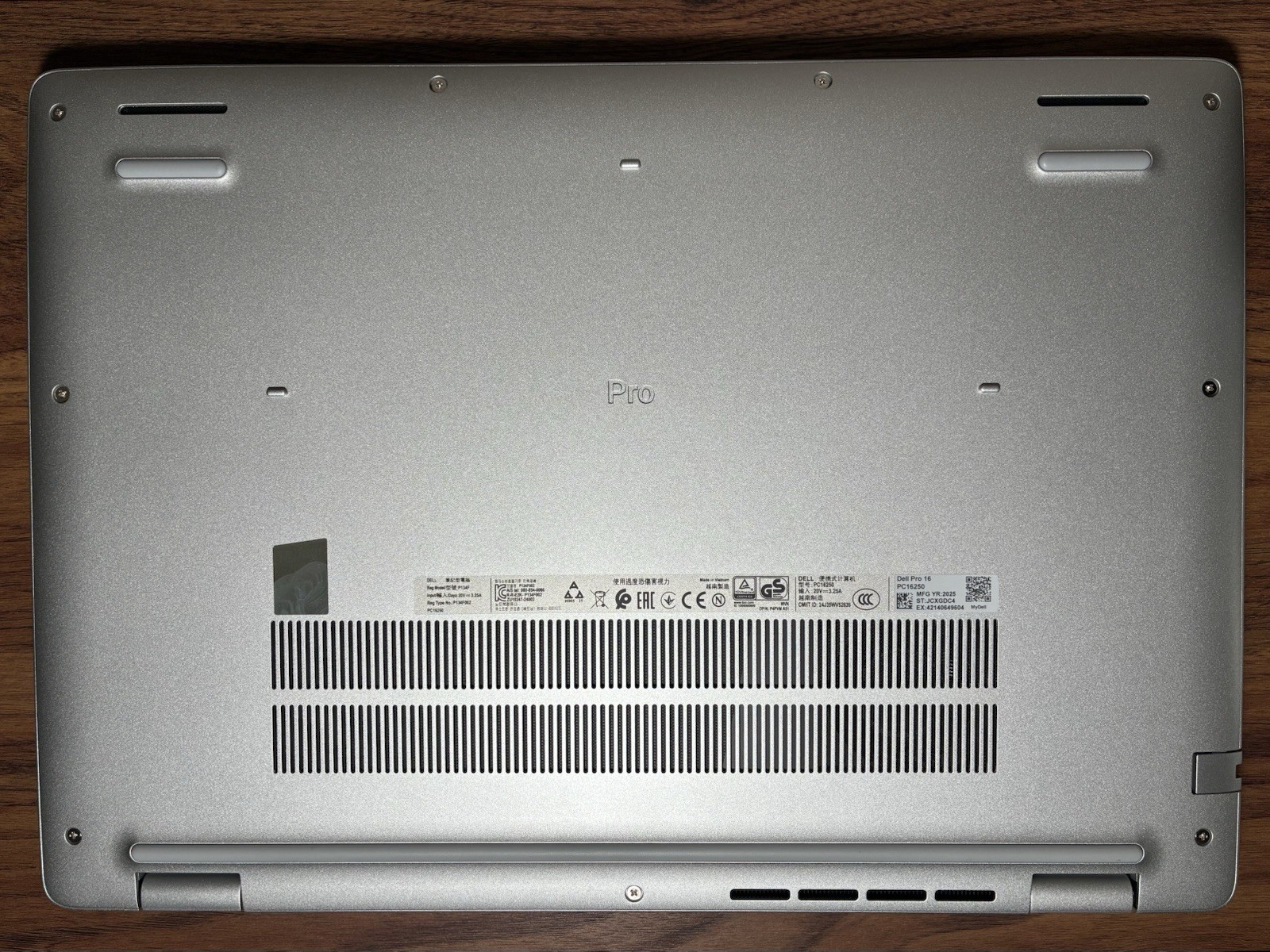 MINT Dell Pro 16 PC16250 Laptop Ultra 7 255U 16GB RAM 512GB SSD FHD+ Warranty!
