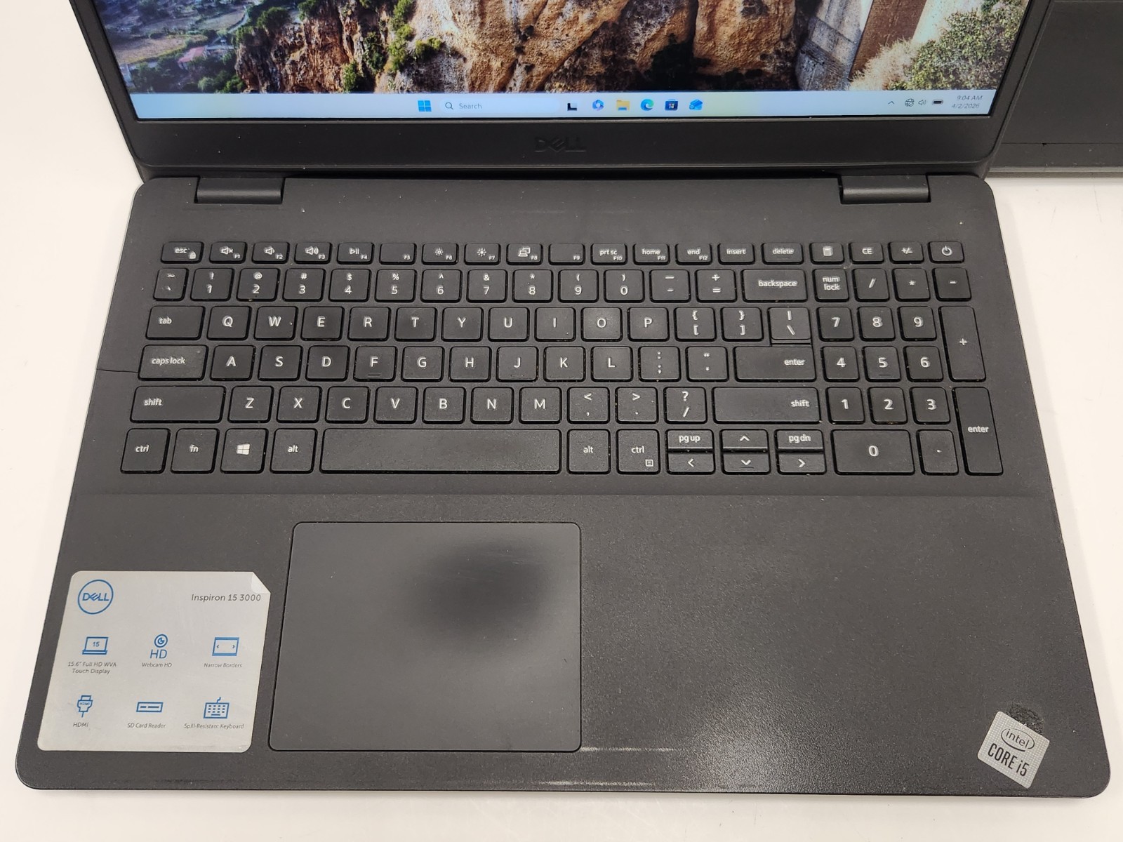 Lot of 2 DELL INSPIRON 3501 INTEL CORE I5-1035G1 1.00GHZ 8GB 256GB W11P *READ*