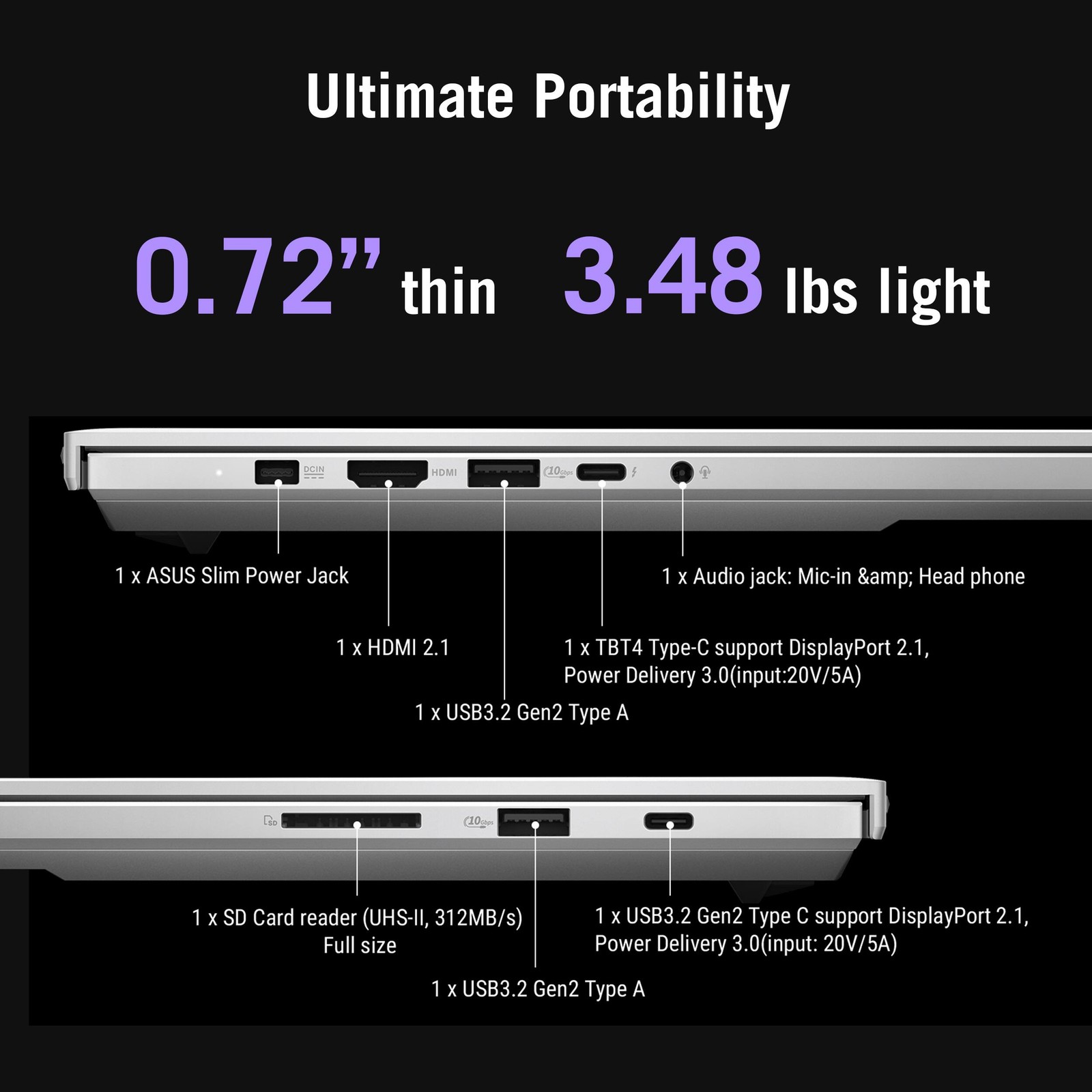 ASUS – ROG Zephyrus G14 14″ OLED 3K 120Hz Gaming Laptop – Intel Core Ultra 9 …
