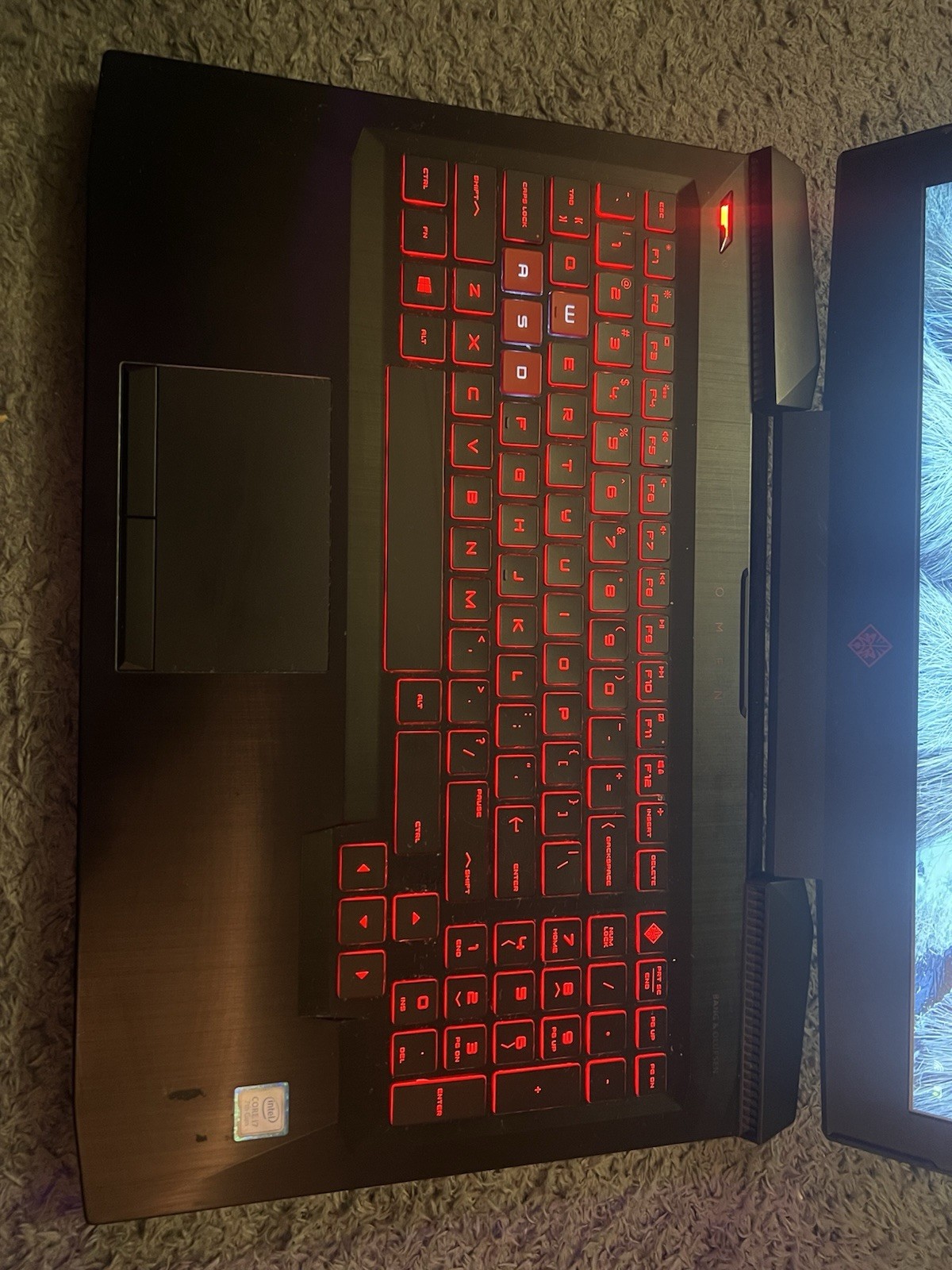 HP Omen Laptop 15-ce018 Intel I7-7700HQ, NVIDIA GTX 1050, 16GB RAM