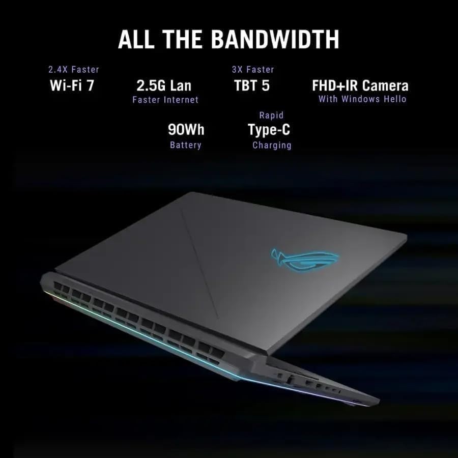 ASUS ROG Strix G18 Gaming Laptop RTX 5080 Intel Ultra 9 275HX 64GB RAM 8TB SDD