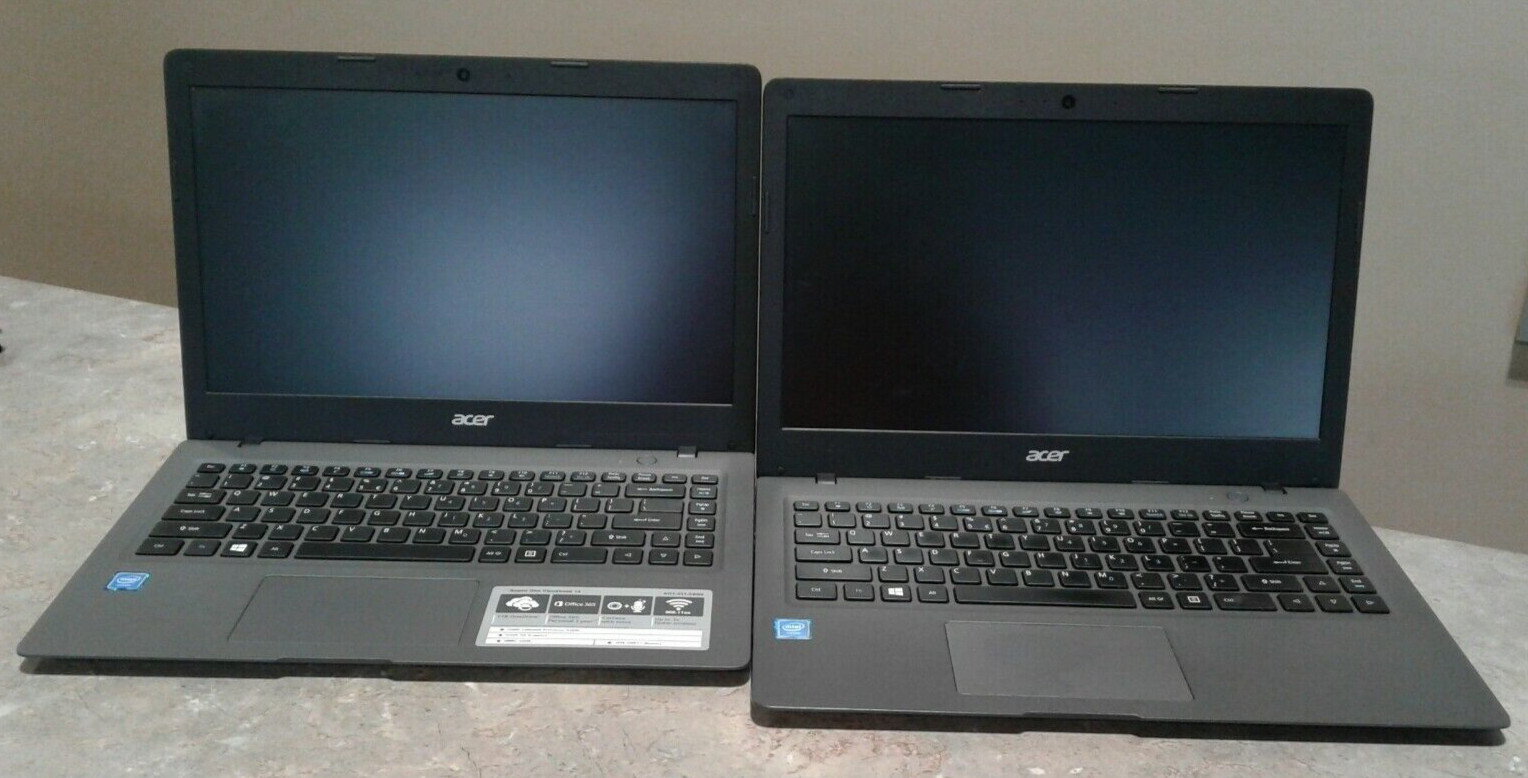 2x Acer Aspire One Cloudbook 14″ AO1-431-C8G8 Celeron N30X0 2GB DDR3L 32GB eMMC