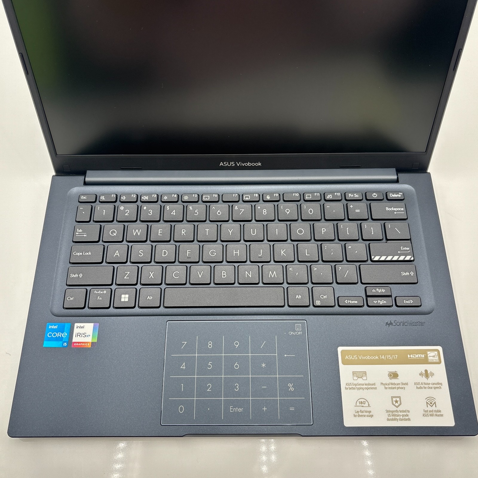 Asus Vivobook 14 14″ FHD Intel Core i5 12GB RAM 256GB SSD Blue New Open Box
