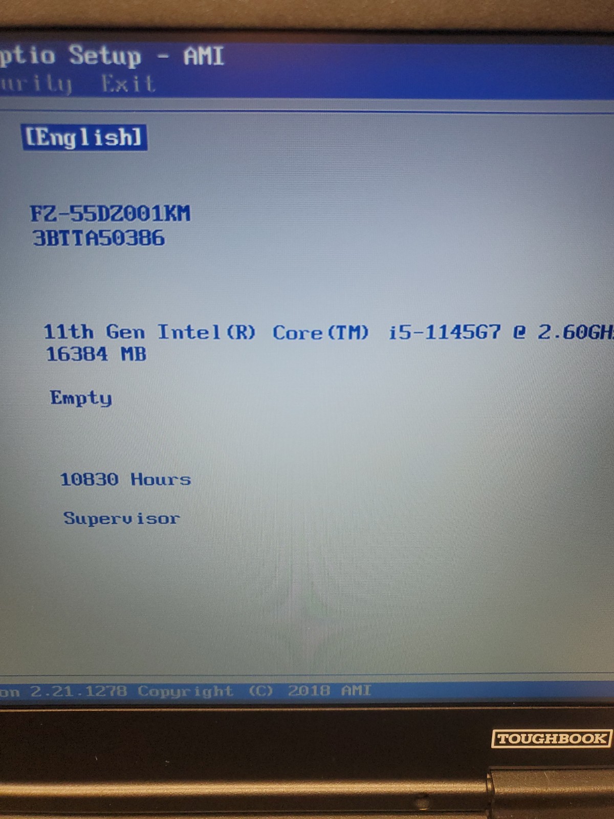 Panasonic Toughbook FZ-55 i5-1145g7 16 512gb win 11 lte #82