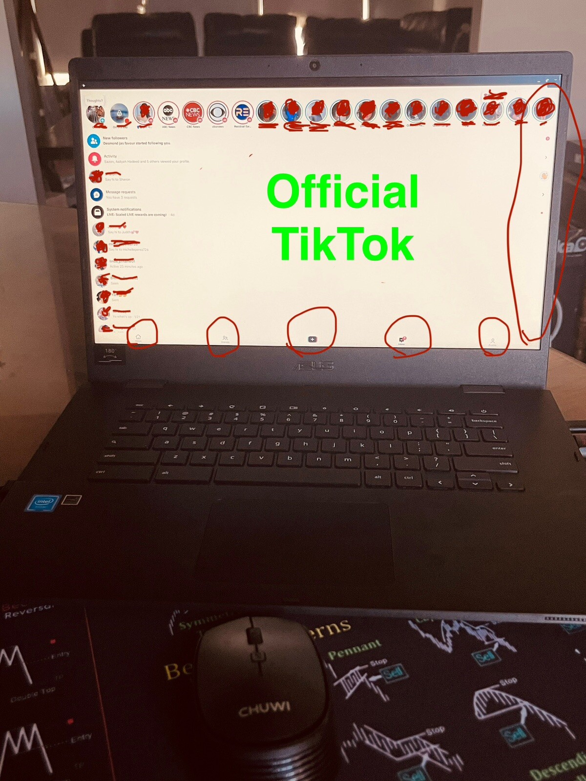 laptop chromebook With TikTok & Tik Tok Shop