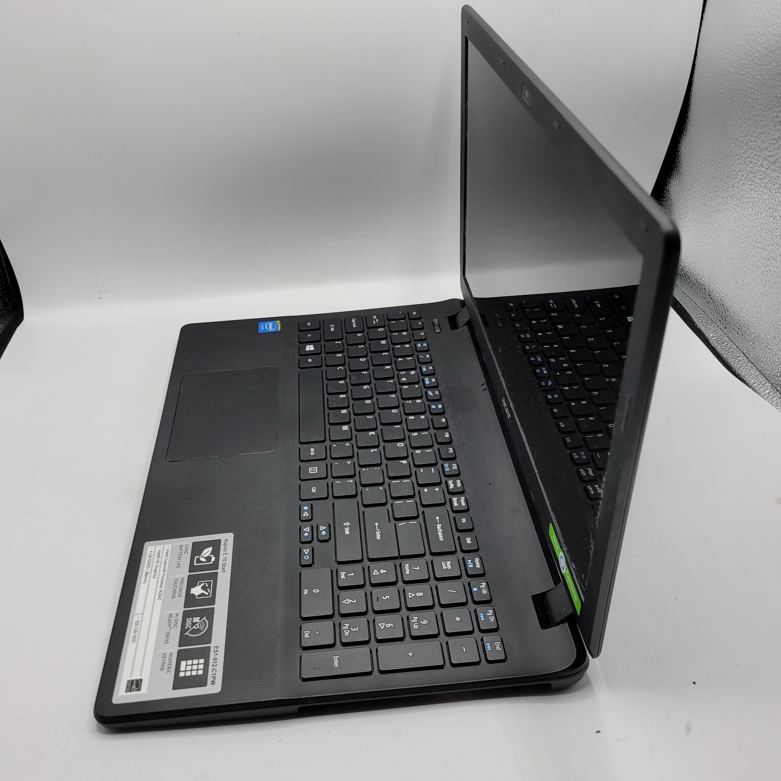Acer Aspire E15 Start Intel Celeron No RAM 500GB HDD 15.6″ FOR PARTS