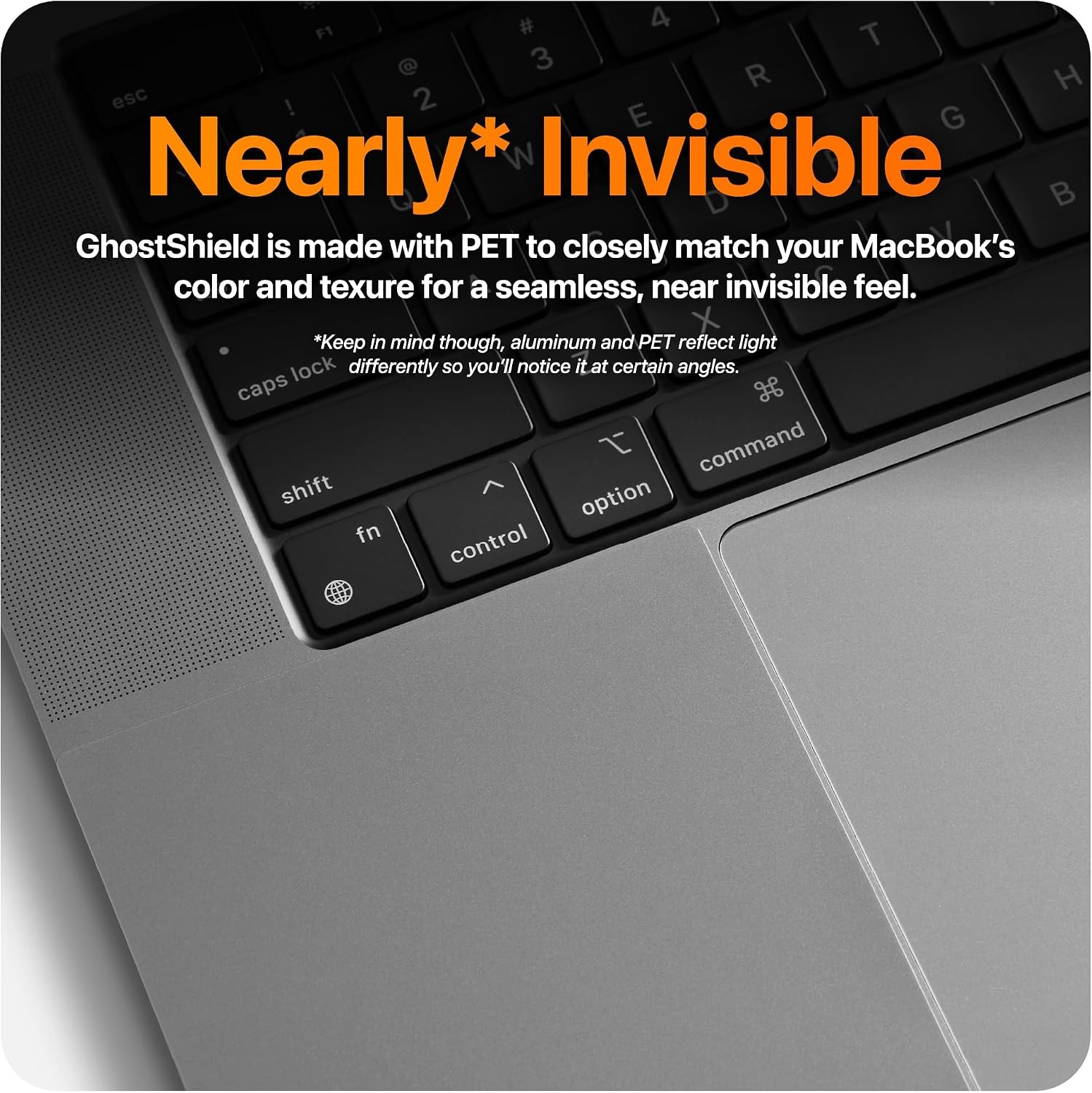 GhostShield Premium Palm Rest Protector Skin Cover Set for MacBook Pro 16″ 2026