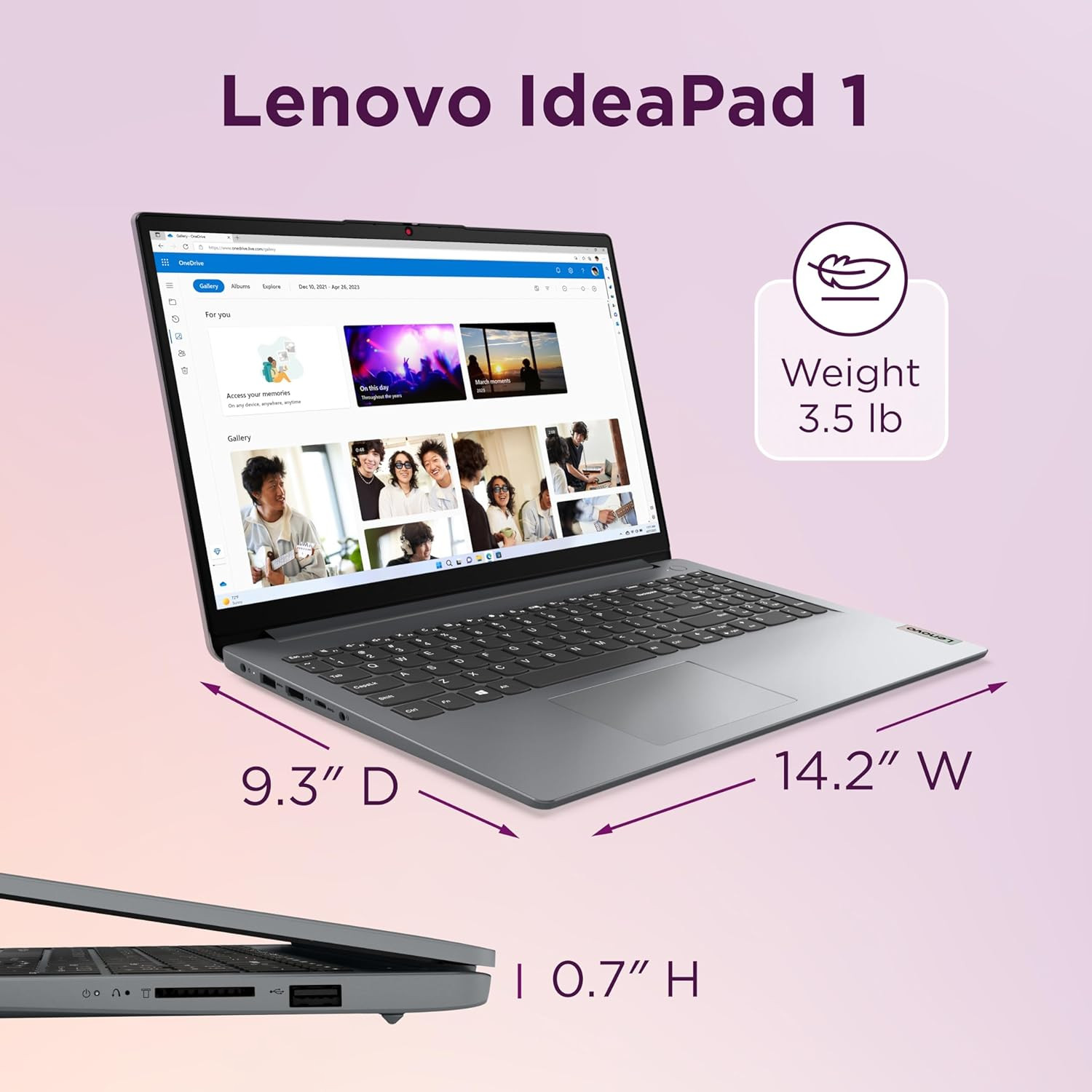 2026 Lenovo IdeaPad Laptop 15.6 FHD 6-Core Ryzen 5 Upto 40GB RAM&2TB SSD Win Pro