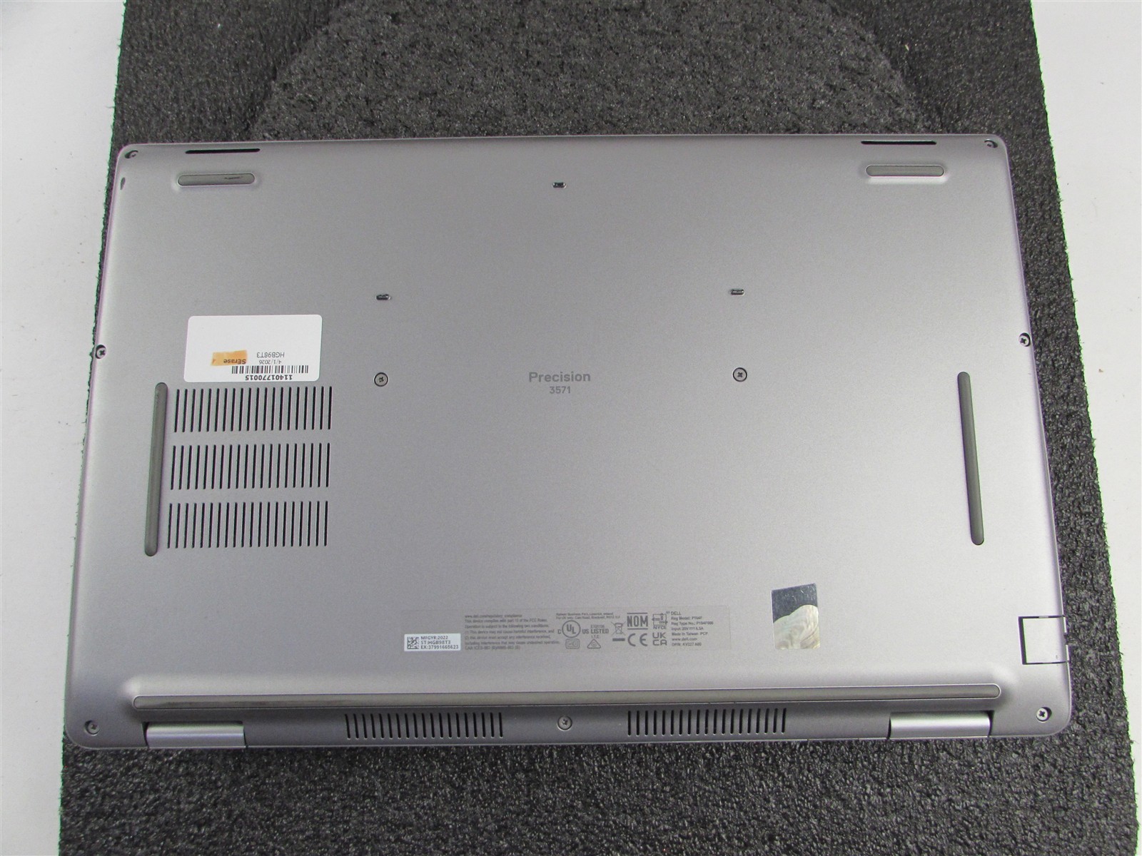 DELL PRECISION 3571 1920X1080 FHD CORE I7-12800H 512GB 16GB RAM T600 NO O.S