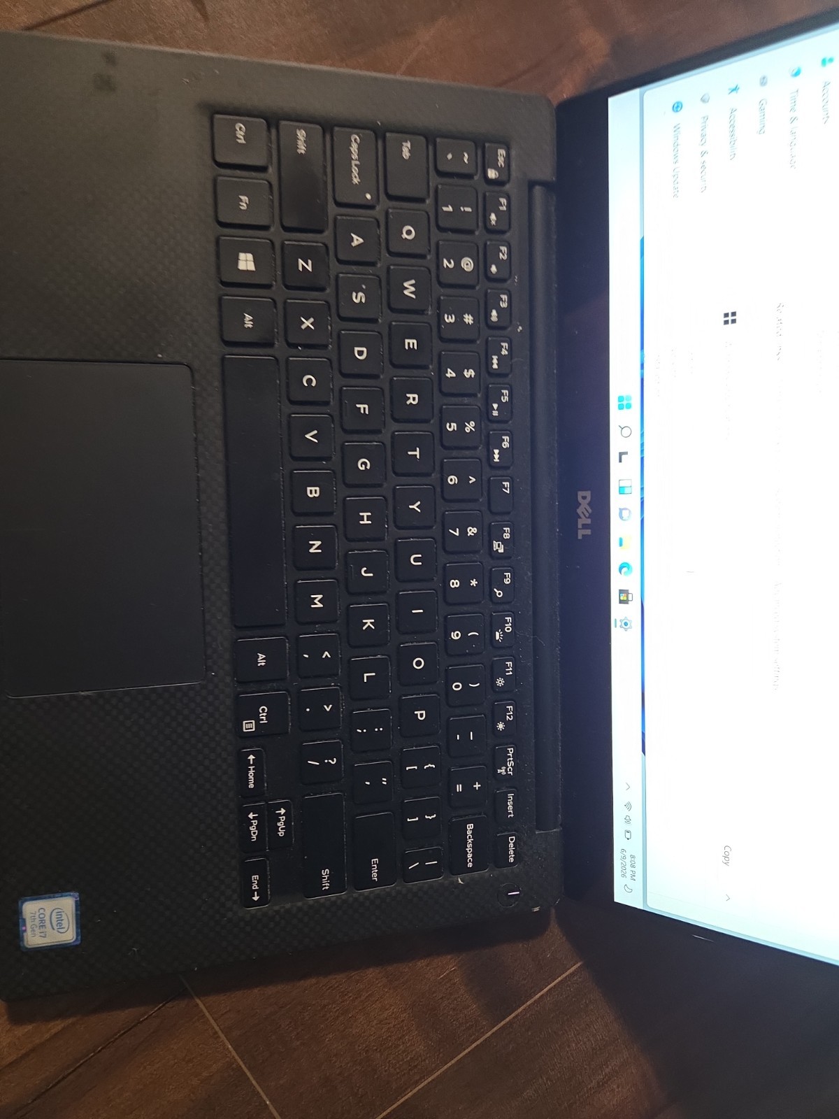 Dell XPS 13 9360 Laptop i7 7th Gen 256GB SSD 8GB
