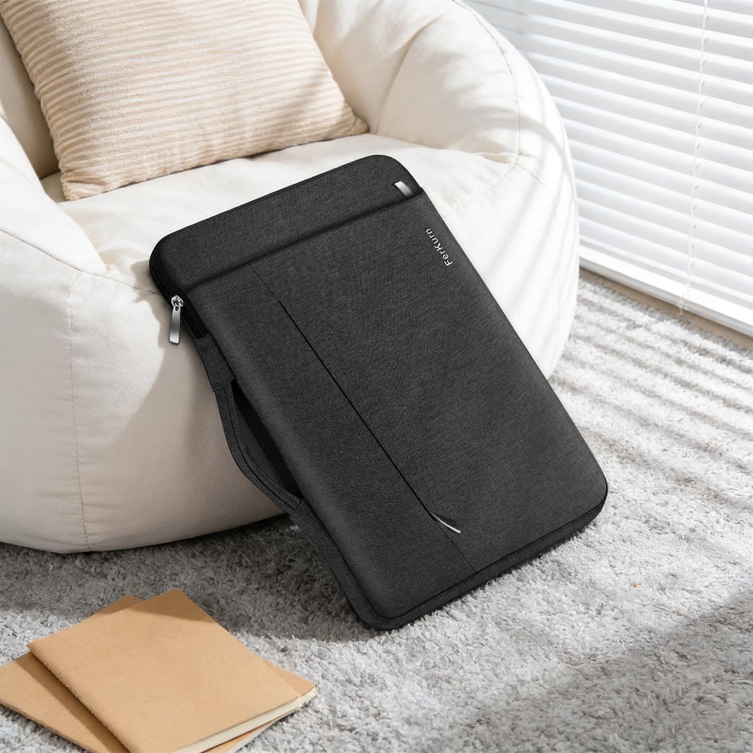 Laptop Case Sleeve for Men Women Chromebook Case 15.6 inch, Black