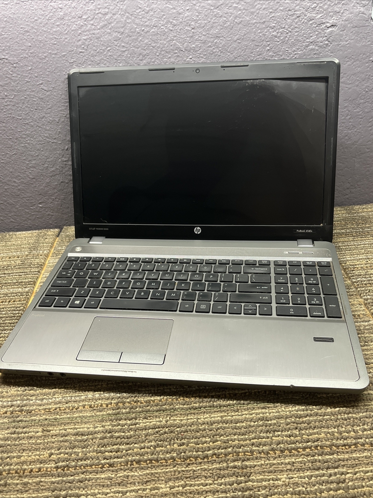 HP ProBook 4540s-i3-PARTS-NO HDD/RAM/BATTERY-Damaged Screen-Laptop ONLY 443