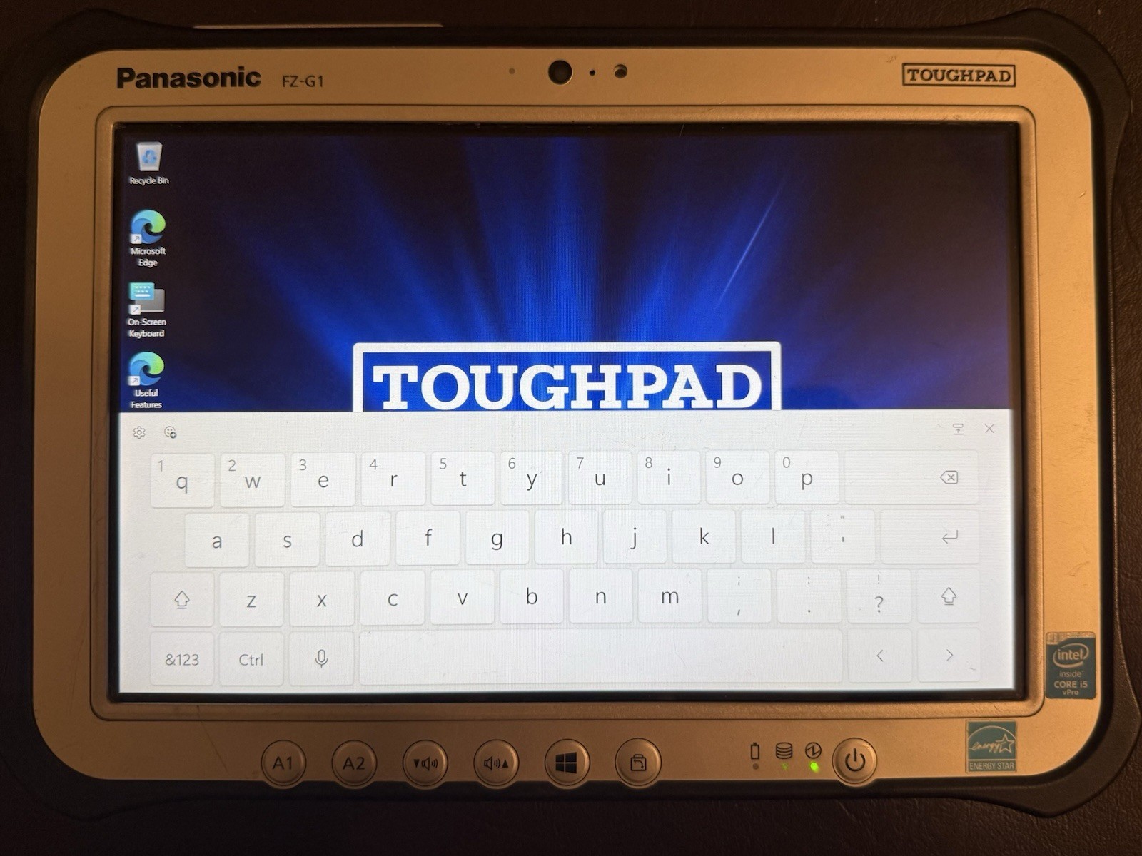 Panasonic Toughpad FZ-G1 10.1″ Core i5 8GB RAM 128gb SSD Windows 11 Pro
